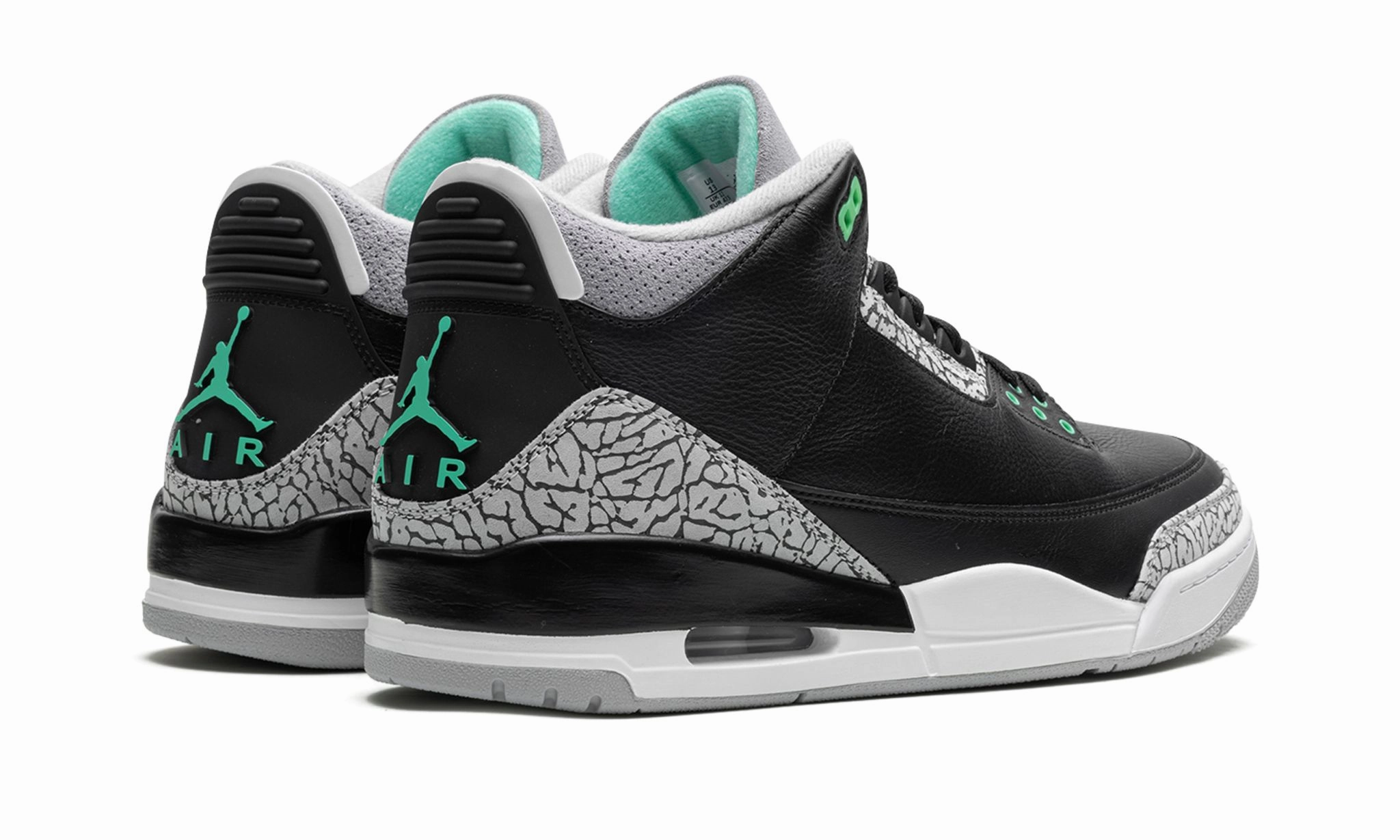 Air Jordan 3 Retro 'Green Glow' Soft Flow