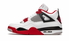 Air Jordan 4 Retro OG Fire Red color - grey color - orange