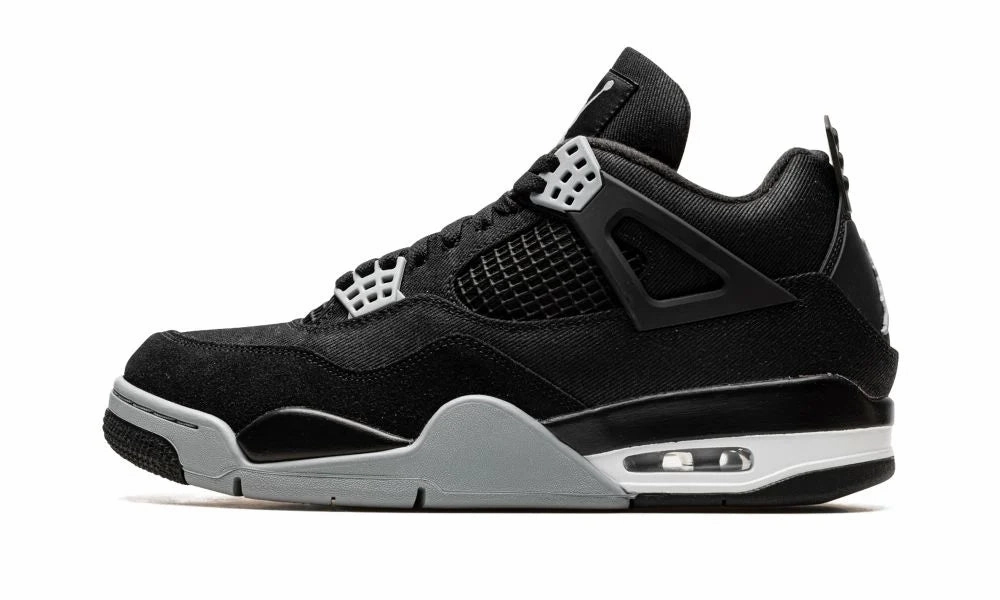 Air Jordan 4 Retro SE Black Canvas comfortable sneakers
