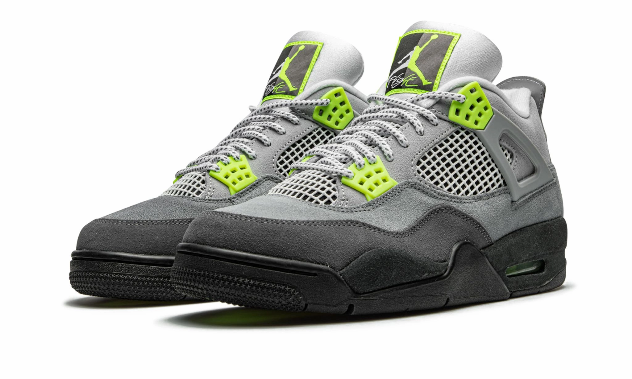 Air Jordan 4 Retro SE Neon Stable Footwear Design Base