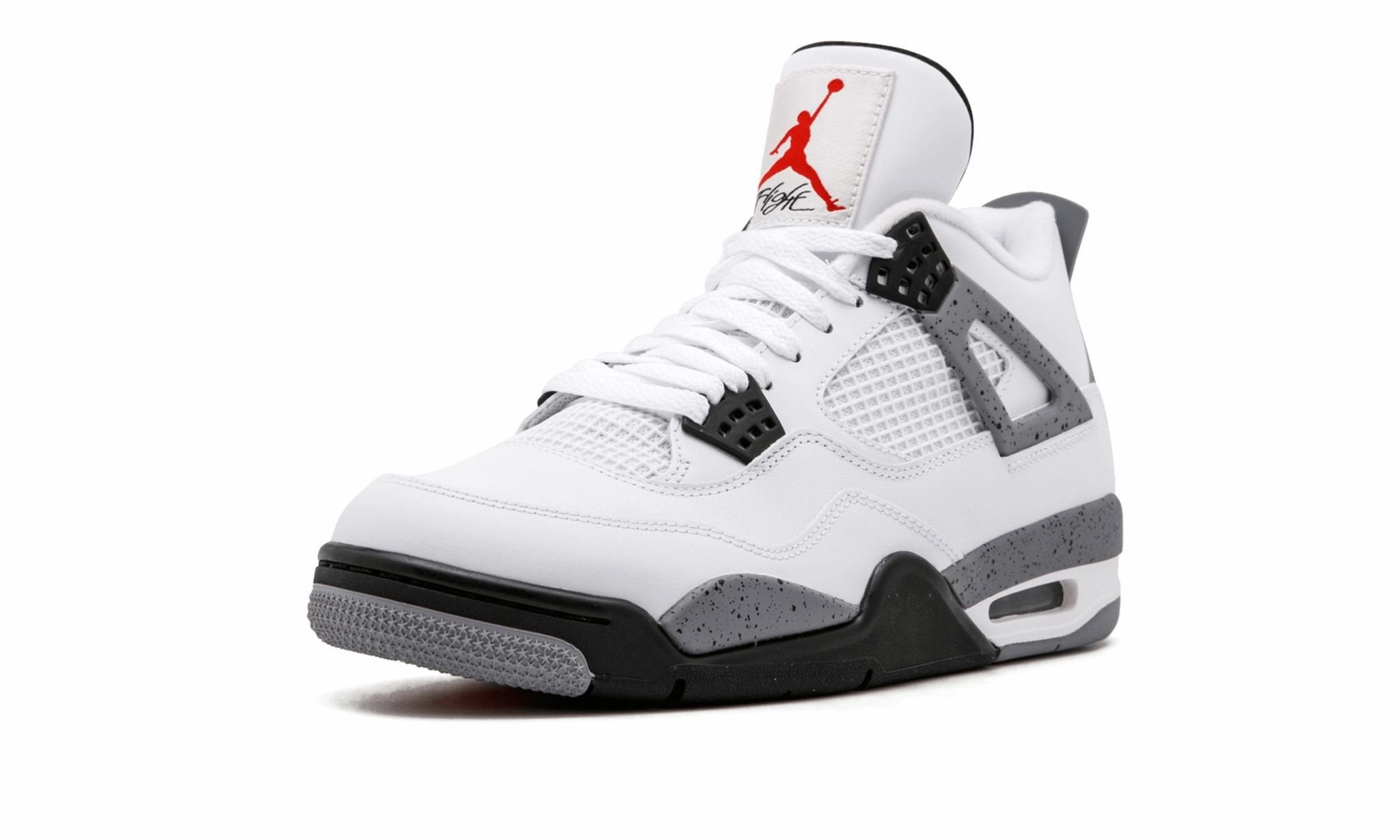 Air Jordan 4 Retro White Cement Cushioned arch