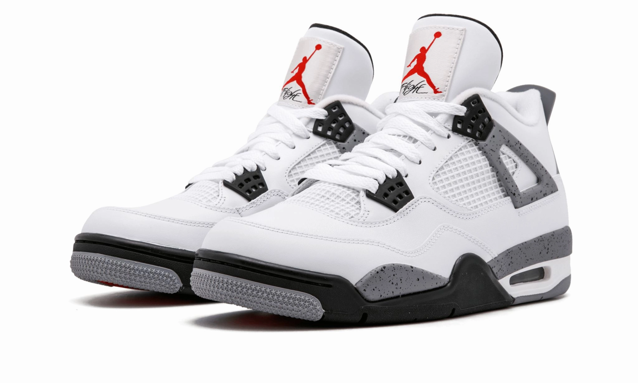Air Jordan 4 Retro White Cement Cushioned arch