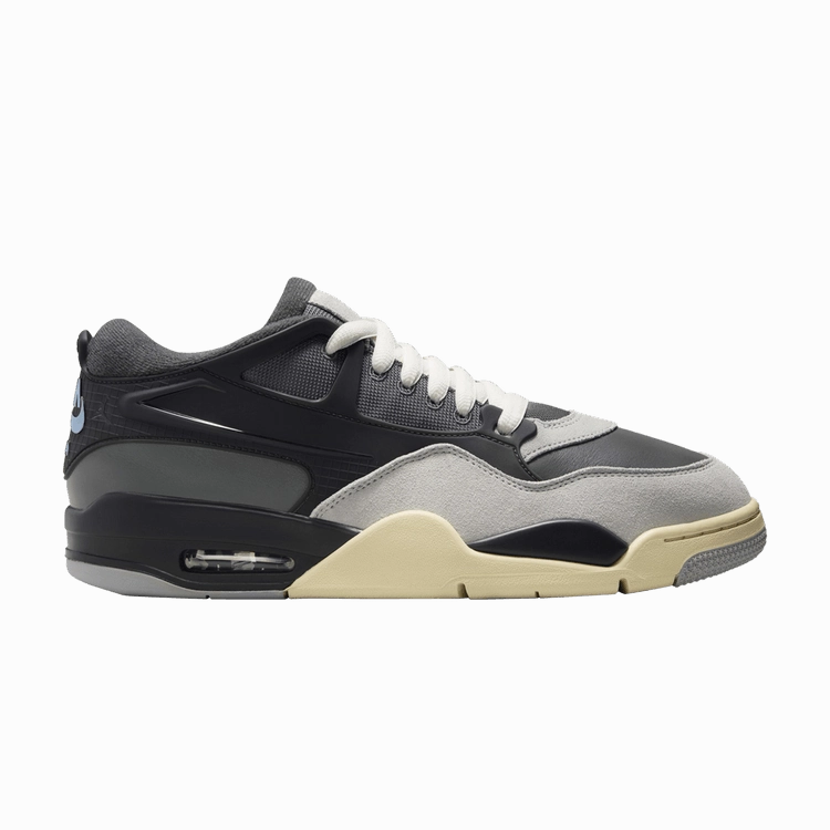 running in a steel bridge area shoes vamp Air Jordan 4 RM 'Iron Grey'