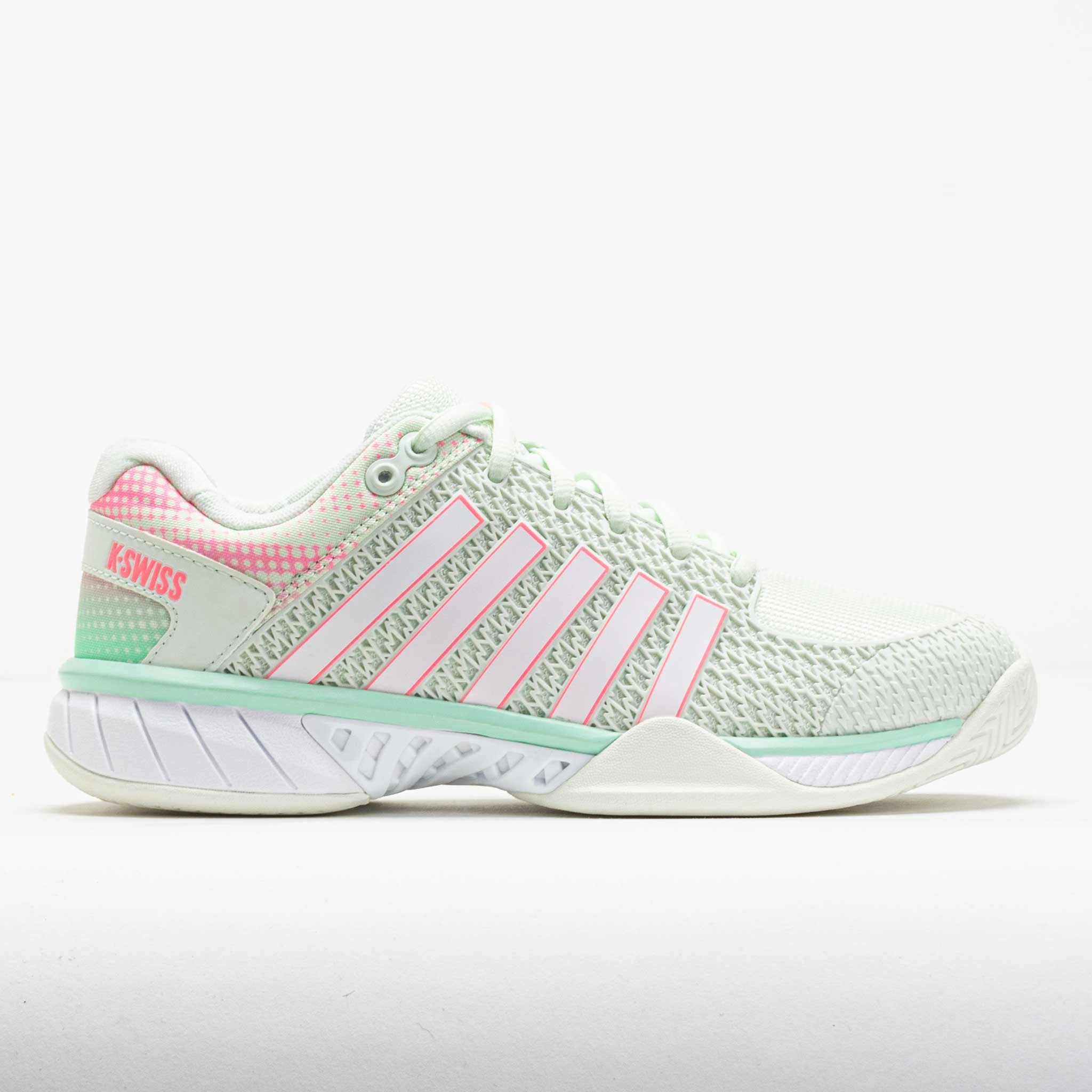 Air Touch K-Swiss Express Light Pickleball Women's Ice/Honeydew/Neon Pastel Pink