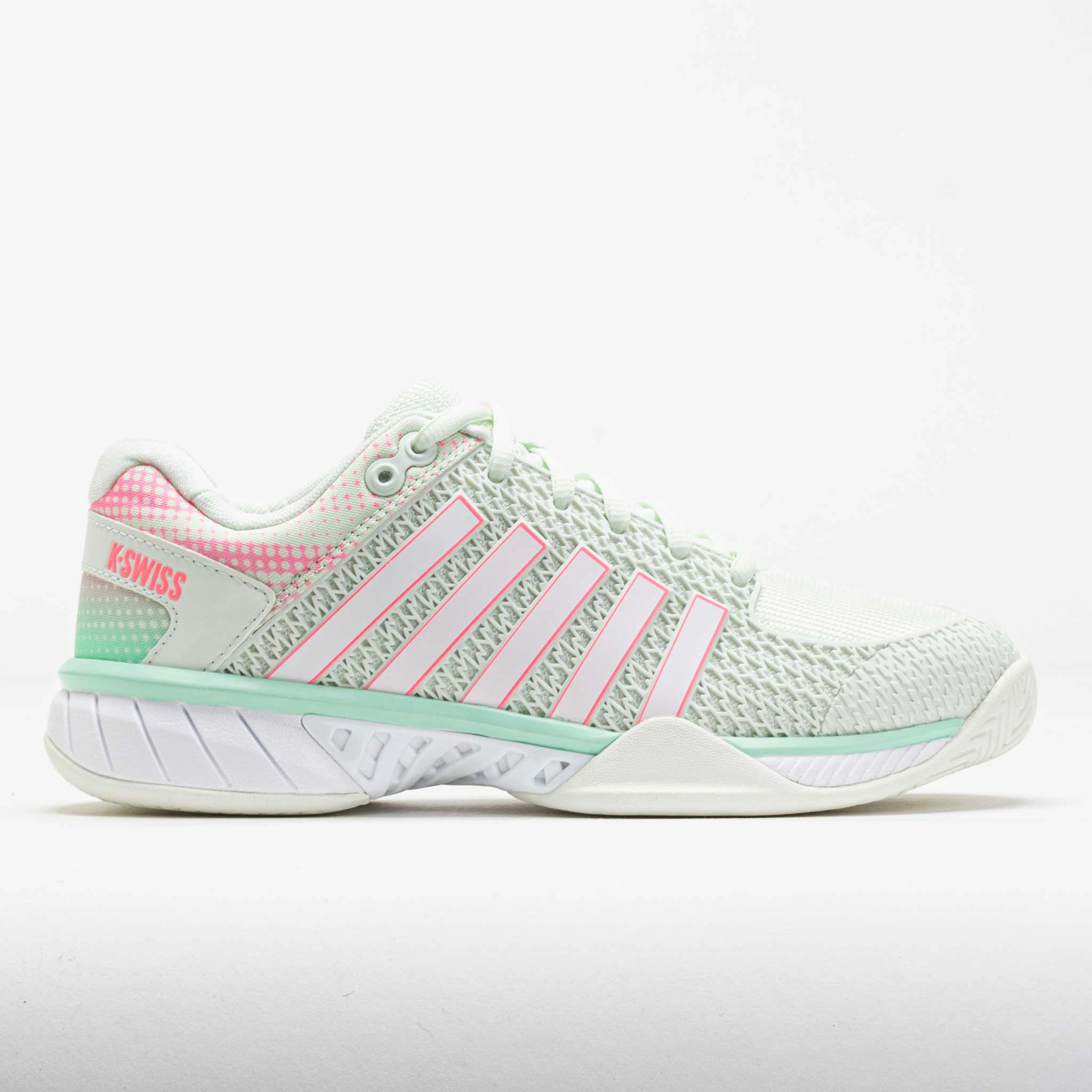 Air Touch K-Swiss Express Light Pickleball Women's Ice/Honeydew/Neon Pastel Pink