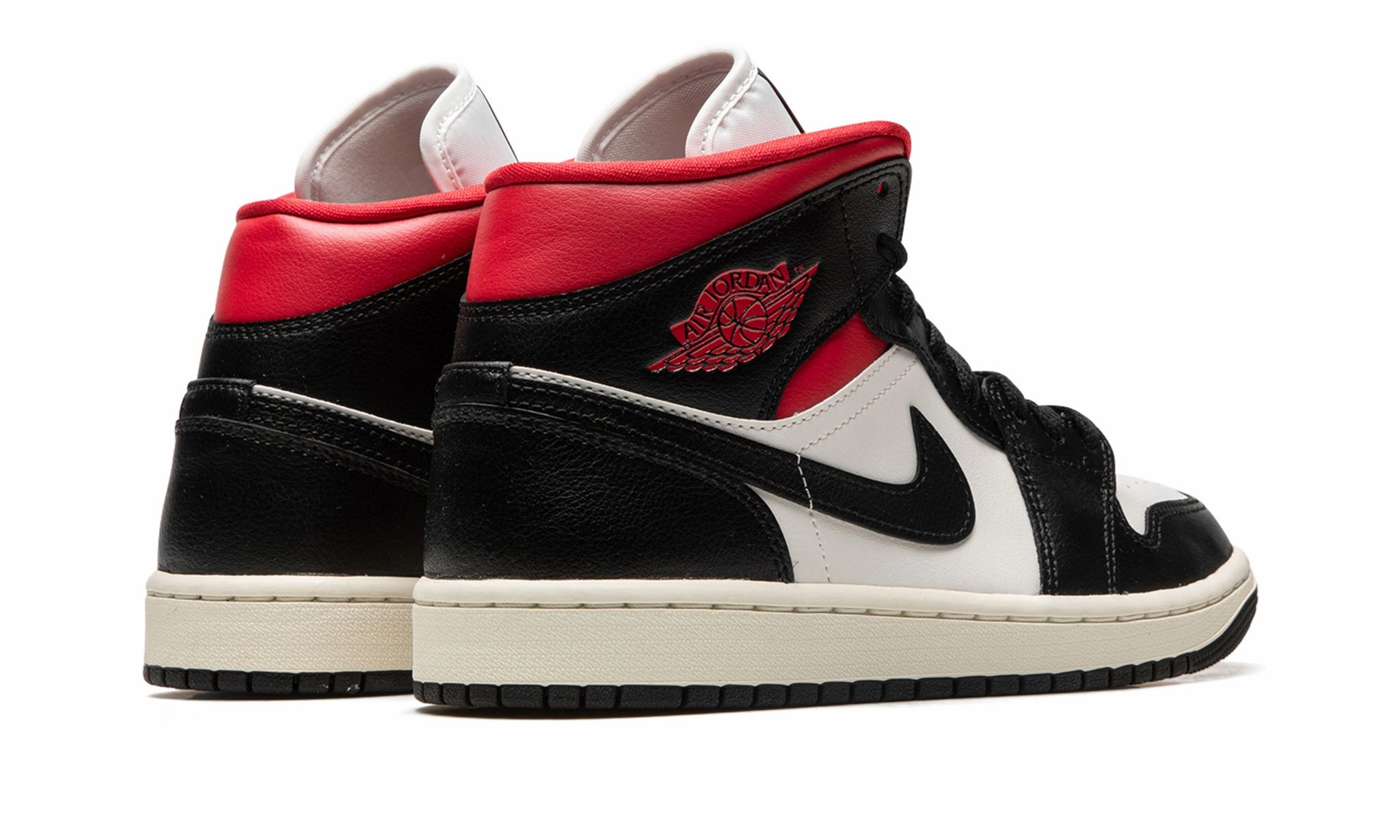 All-Day Wear Air Jordan 1 Mid Black Gym Red