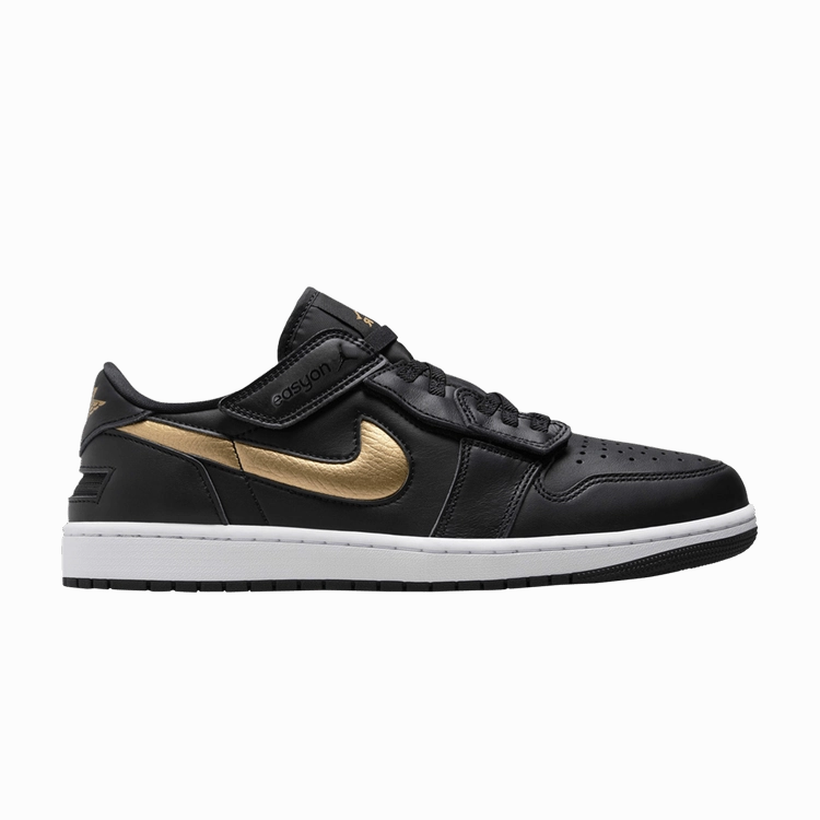 All Purpose Air Jordan 1 Low FlyEase 'Black Metallic Gold'