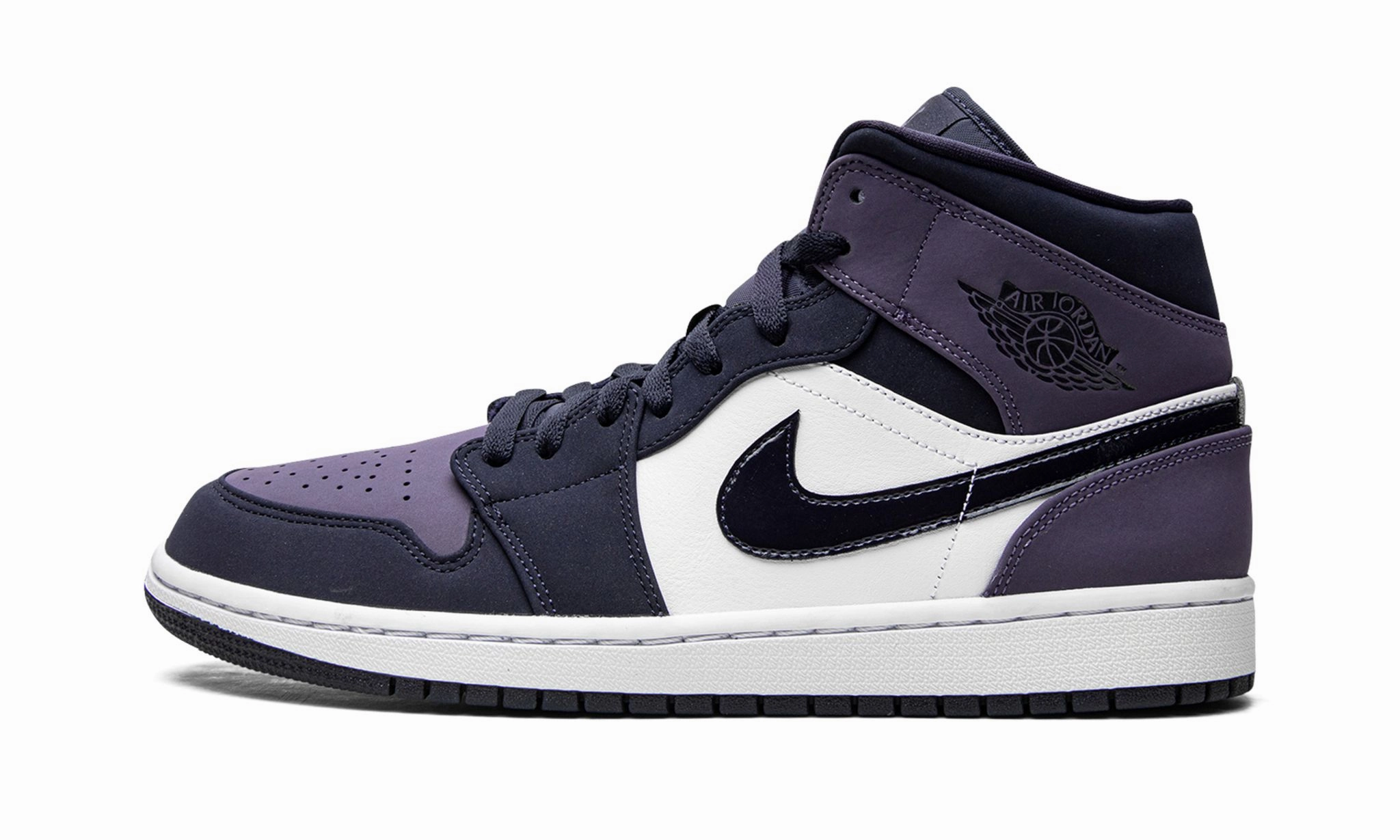 Sculpted stability Textile Upper Air Jordan 1 Mid Sanded Purple