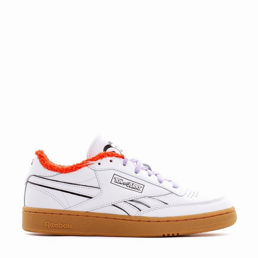 Reebok Classics Junior x Warner Bros Tom and Jerry Club C Revenge White Black H05218 quick dry School Go