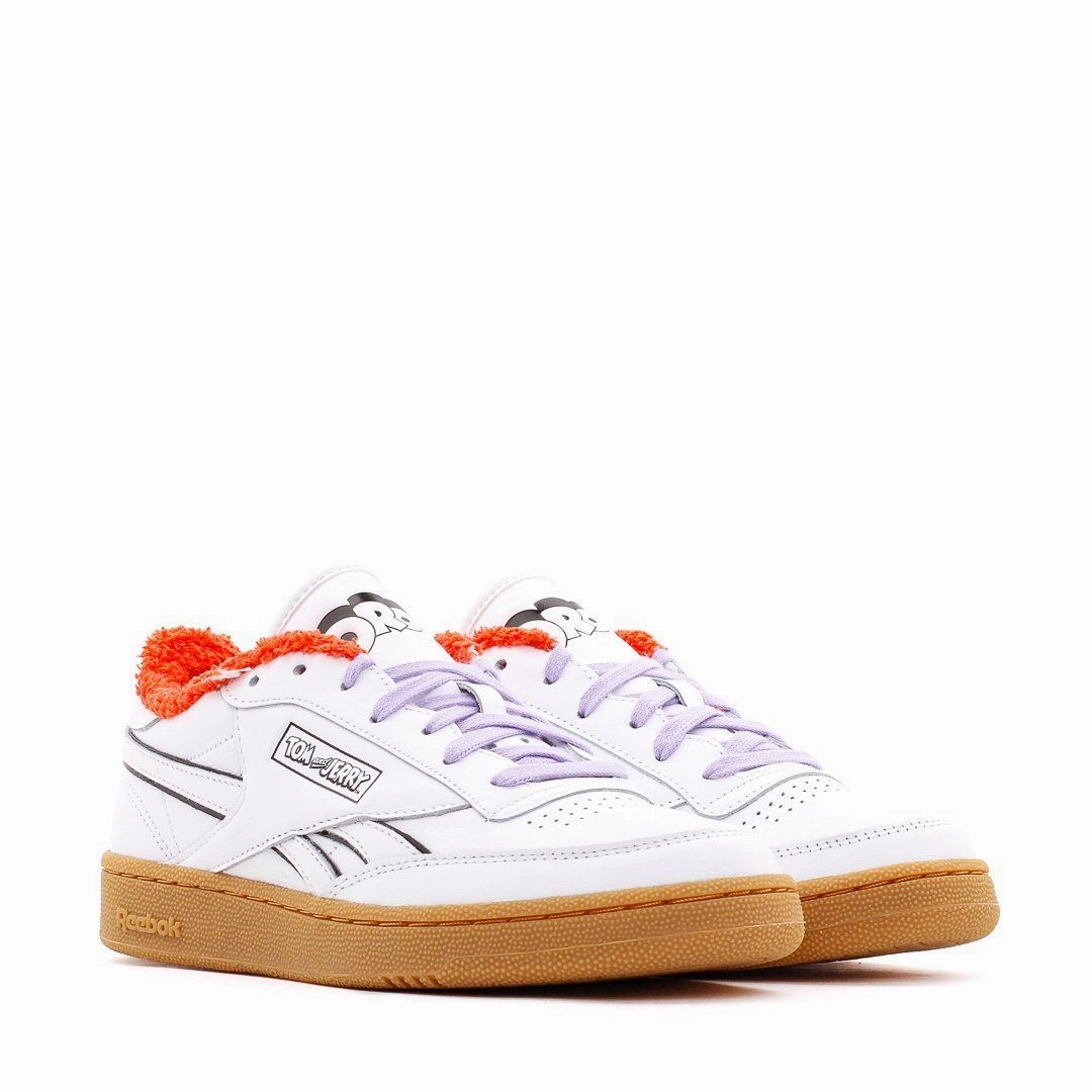 All-Purpose Shoes Reebok Classics Junior x Warner Bros Tom and Jerry Club C Revenge White Black H05218
