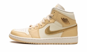 Ready For Action Air Jordan 1 Mid Wmns Pale Vanilla