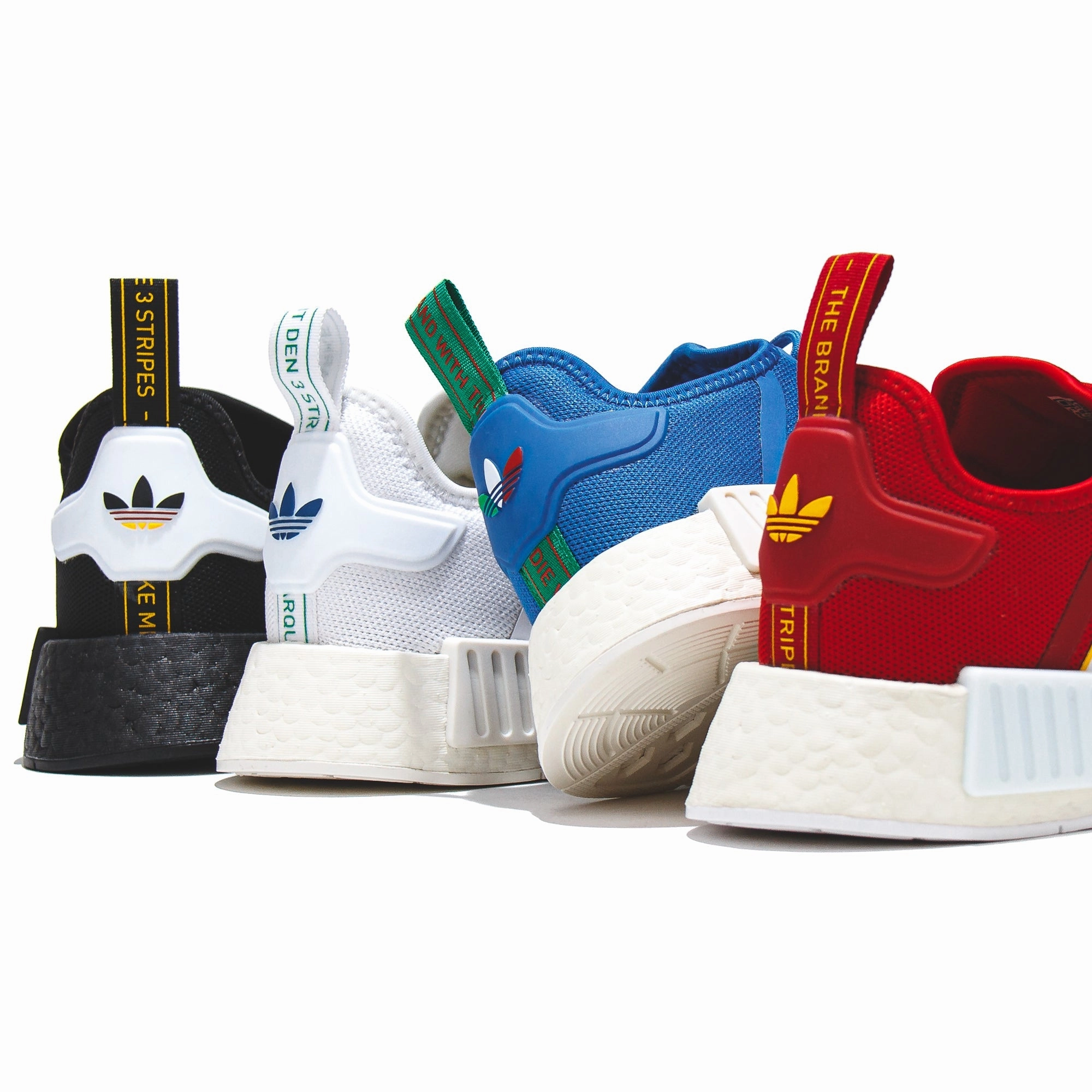 All Season Adidas Originals Men NMD R1 Boost White "Brazil" GX9885