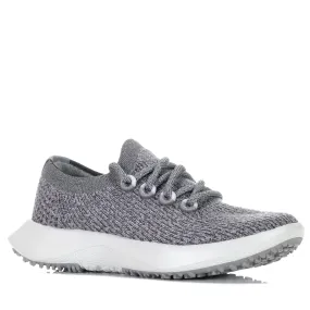 Neutral Fit On Foot Allbirds Women's Tree Dasher 2 Light Grey