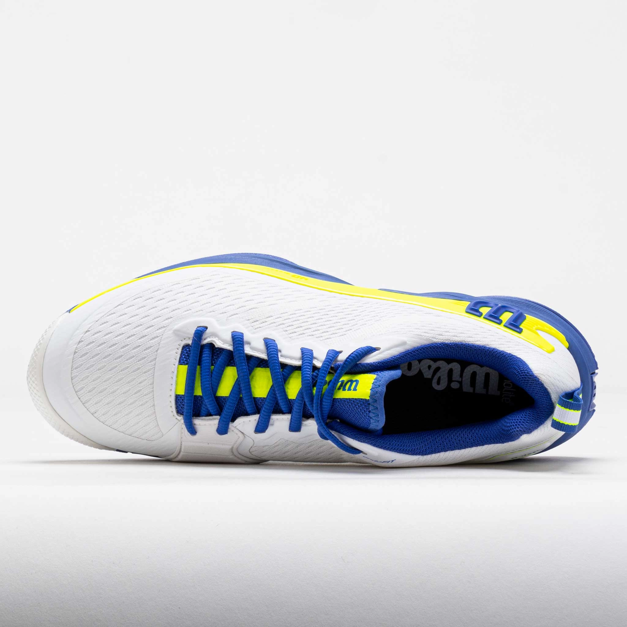 Ankle Lock Wilson Rush Pro 4.5 Men's White/Amparo Blue/Safety Yellow