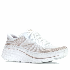 Minimalist Style Skechers Max Cushioning Elite 2.0 - Kaplan White/Rose Gold 12964