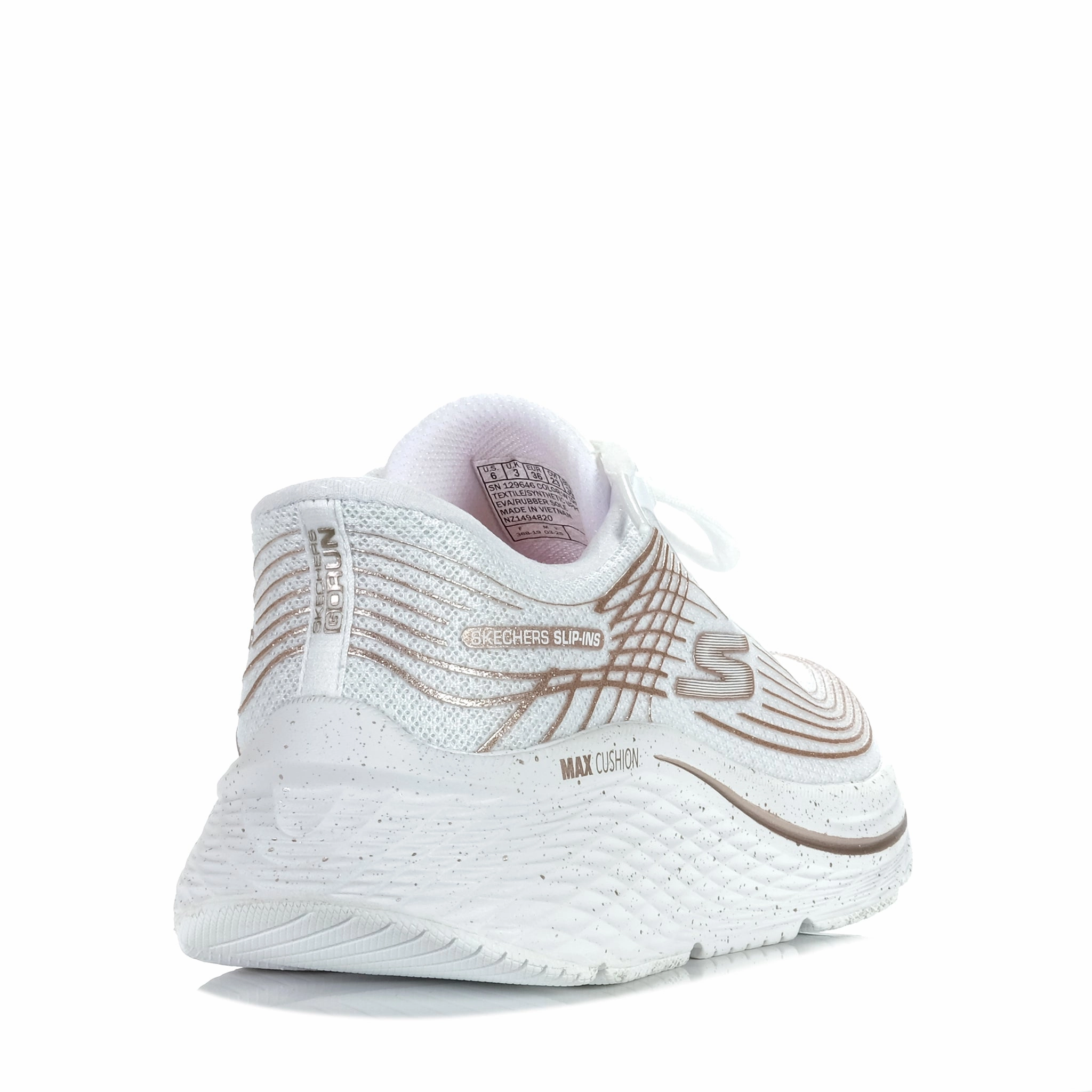 Ankle protection scheme Skechers Max Cushioning Elite 2.0 - Kaplan White/Rose Gold 12964