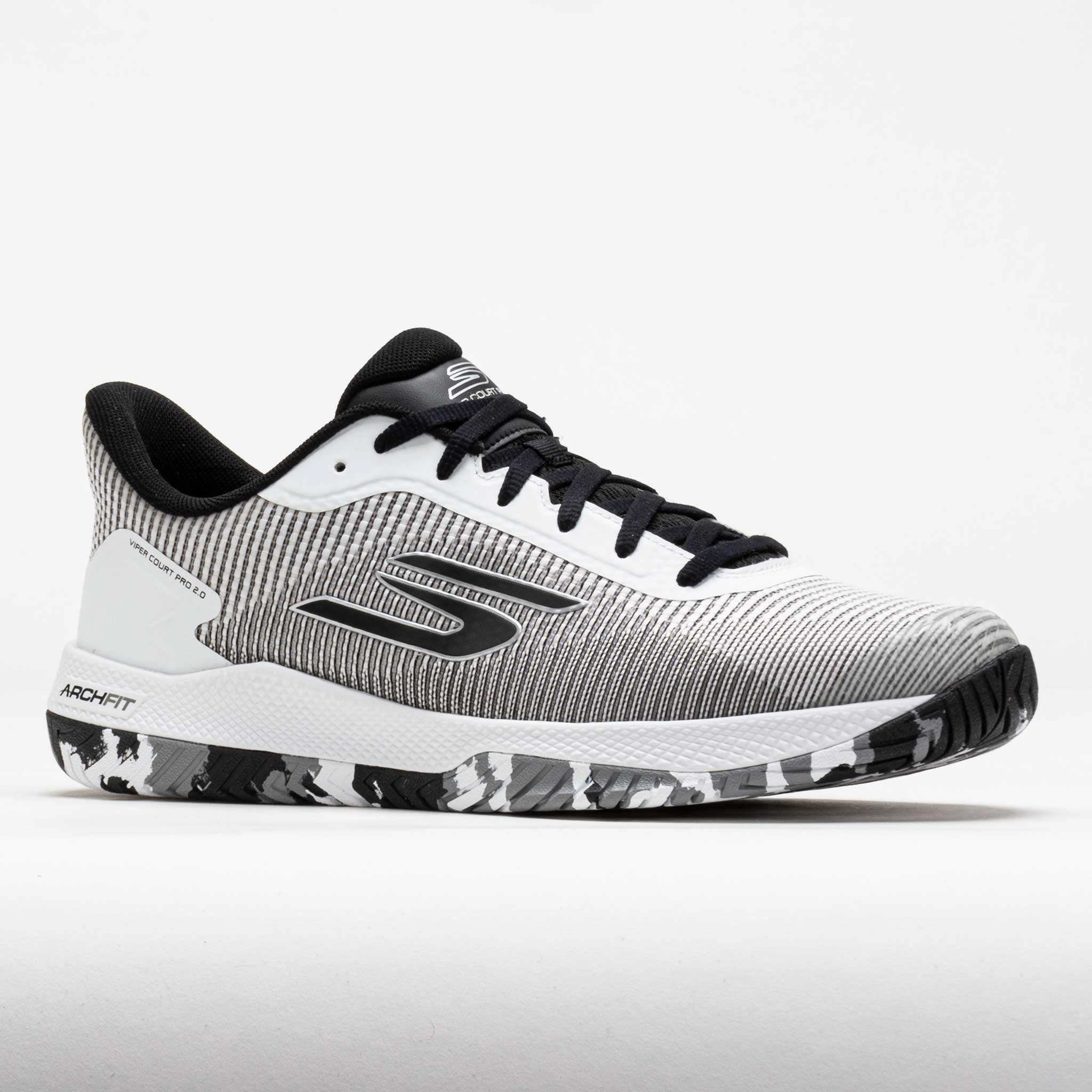 Anti Odor Skechers Viper Court Pro 2.0 Men's White/Black
