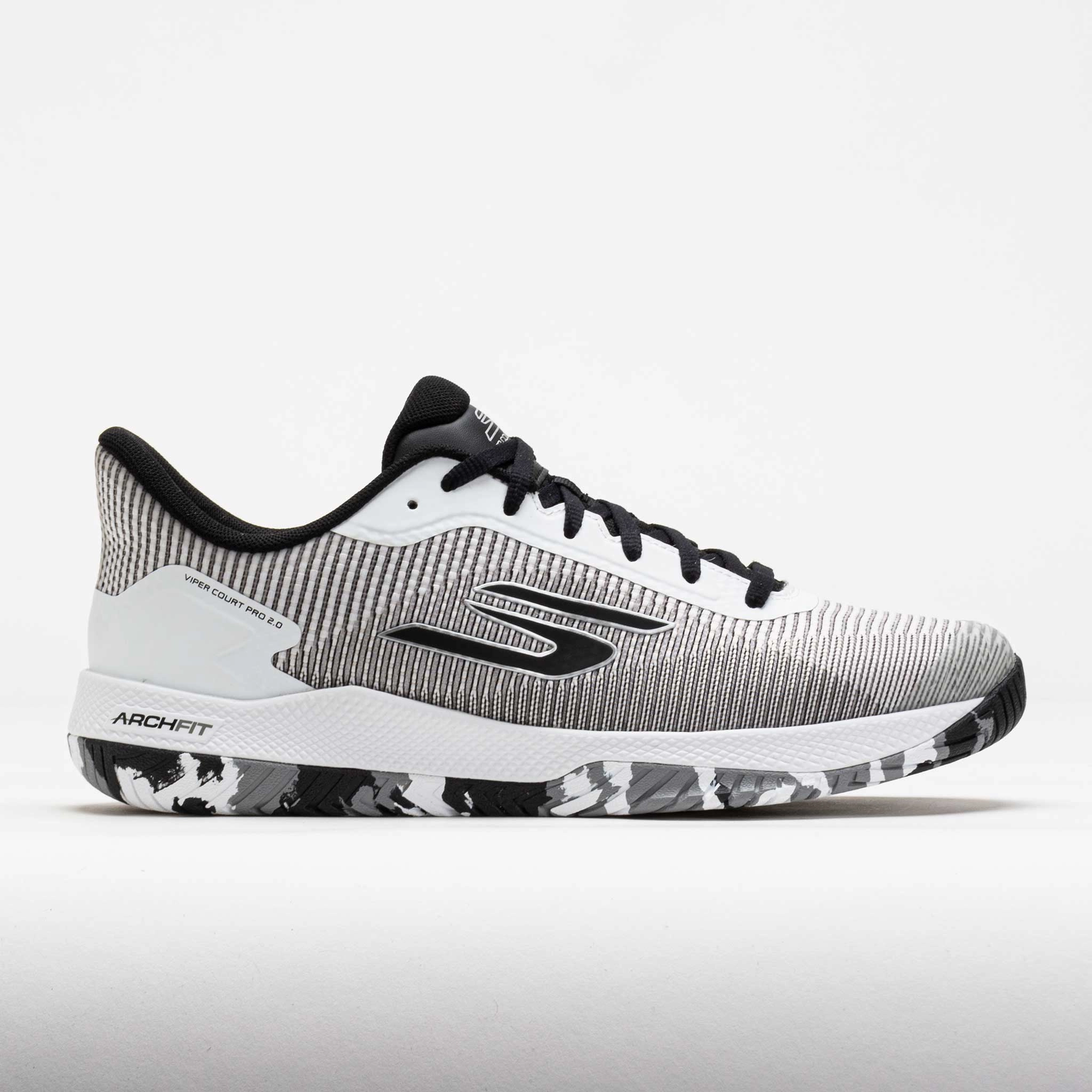 Anti Odor Skechers Viper Court Pro 2.0 Men's White/Black