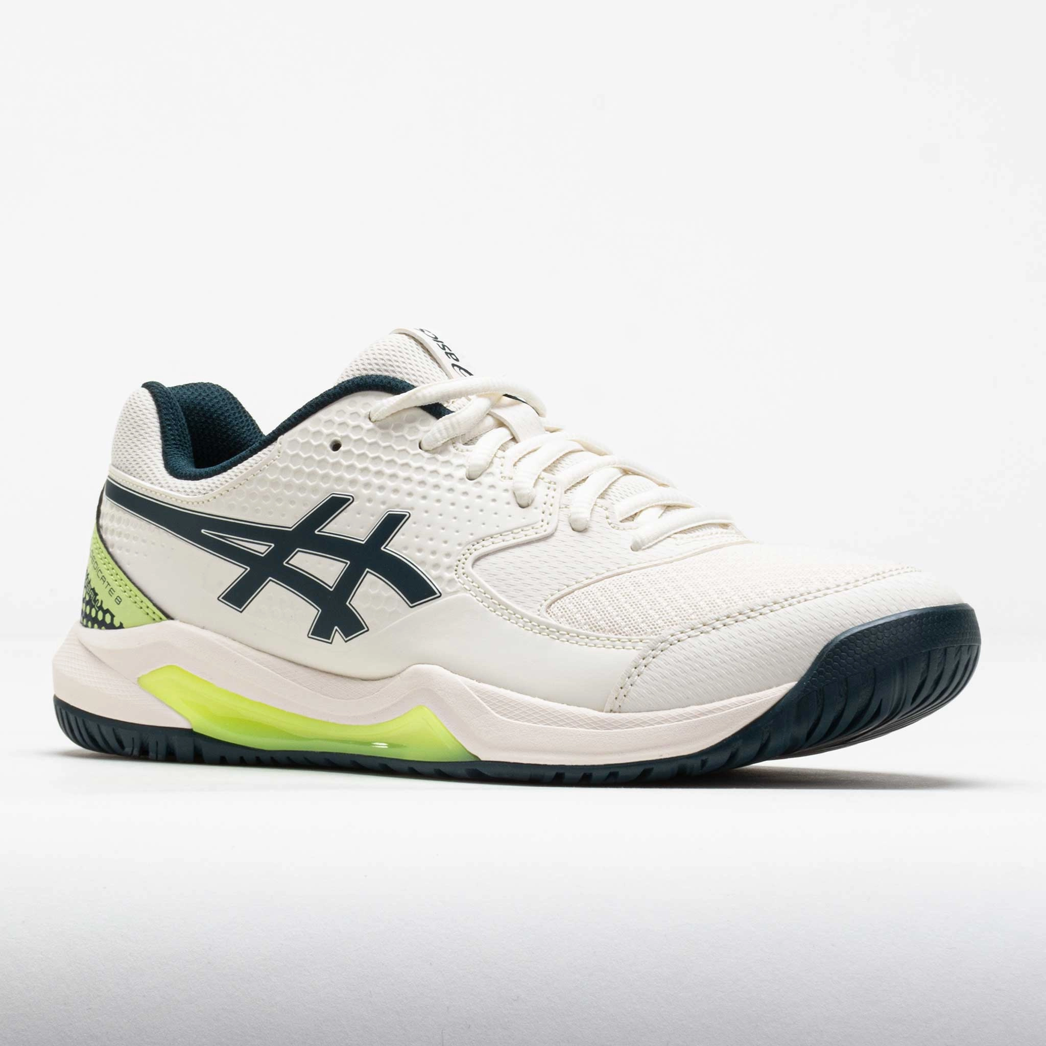 ASICS GEL-Dedicate 8 Men's Cream/Tranquil Teal Ergonomic Touch