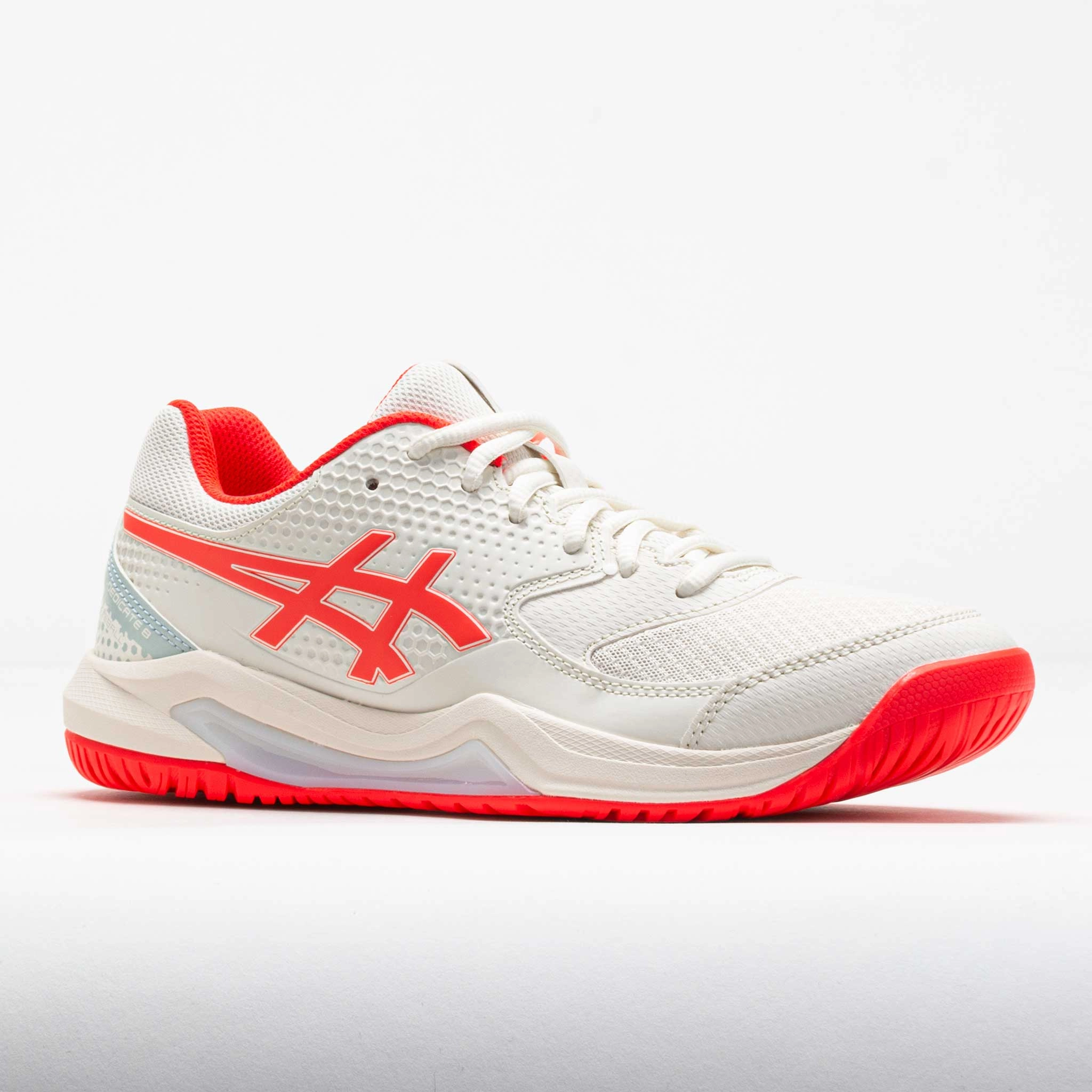 ASICS GEL-Dedicate 8 Women's Cream/Flash Red Enhanced comfort