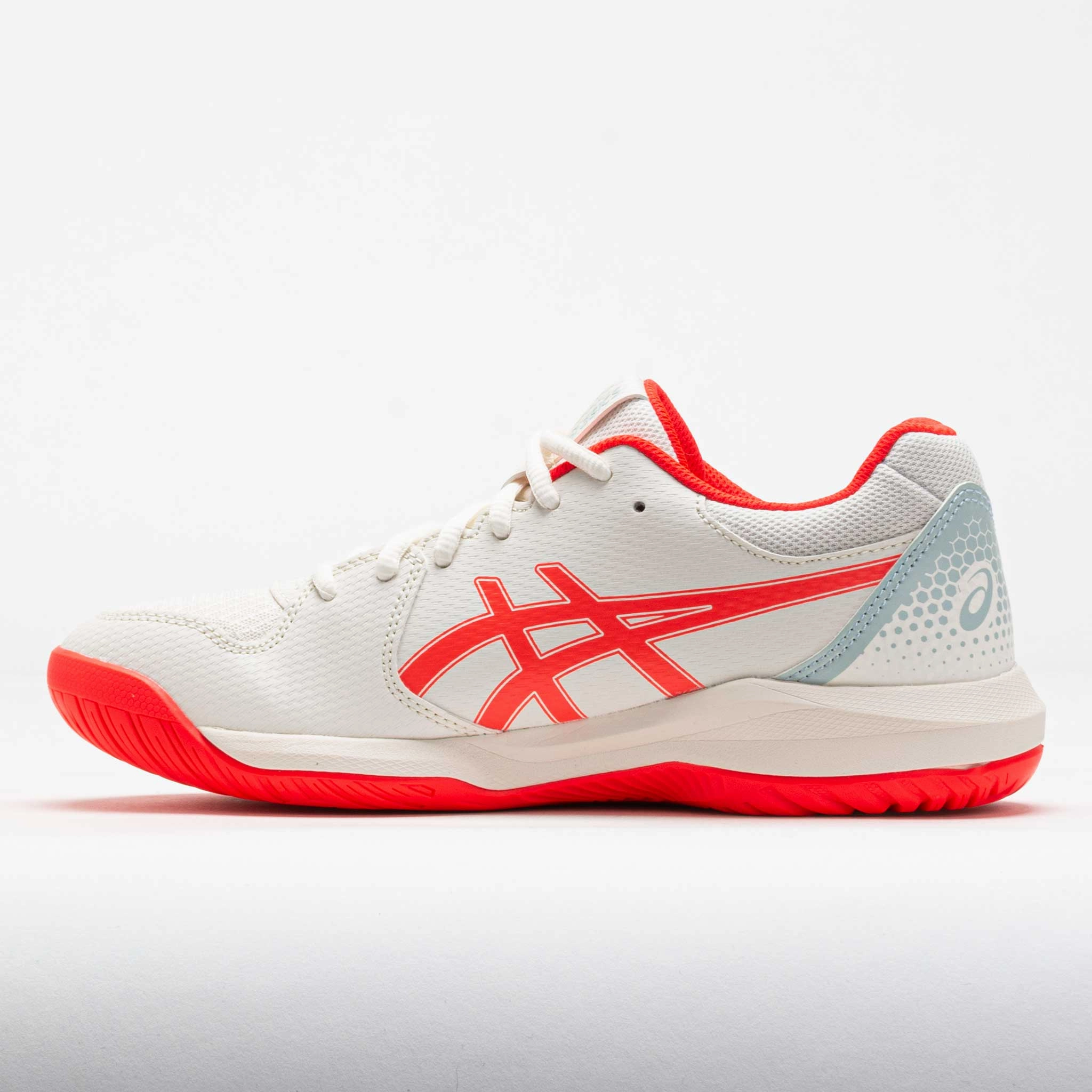 ASICS GEL-Dedicate 8 Women's Cream/Flash Red Enhanced comfort