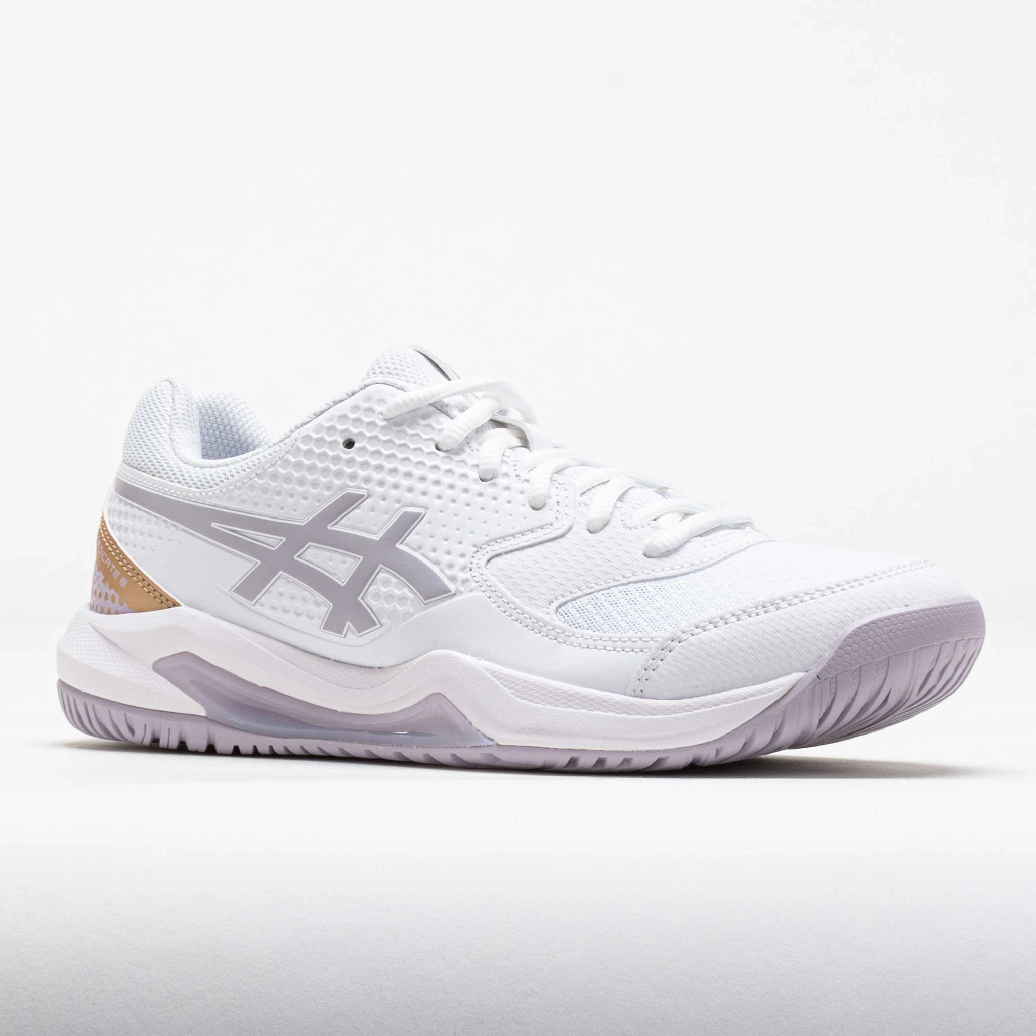 ASICS GEL-Dedicate 8 Women's White/Dusk Violet Lounge Fit
