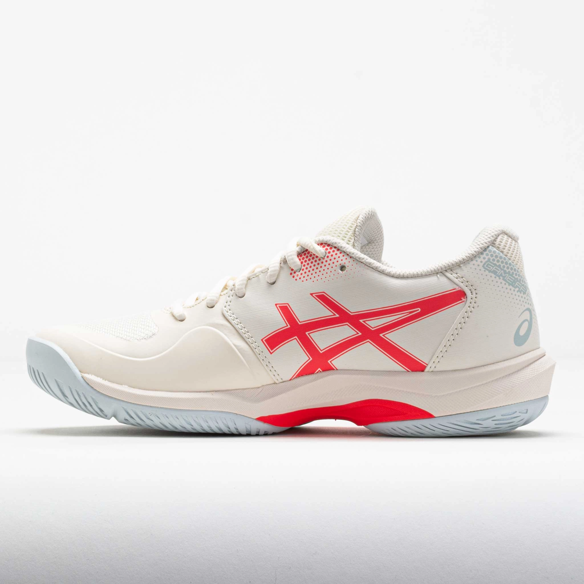 ASICS GEL-Game FF Women's Cream/Flash Red Tight Fit