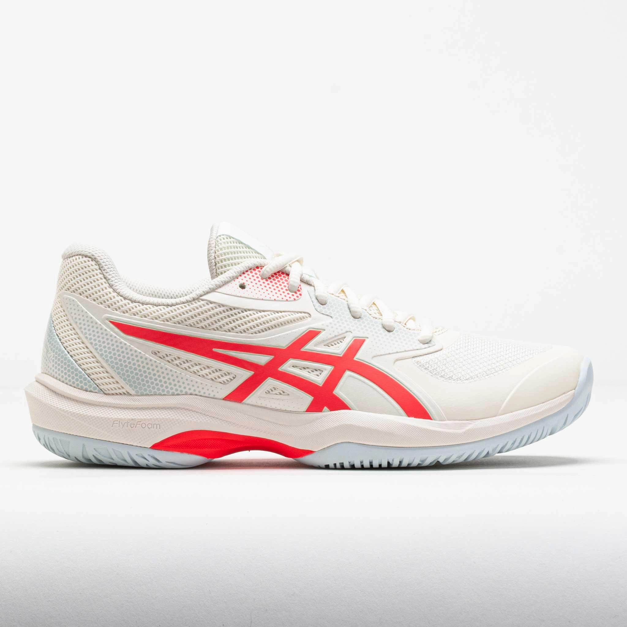 ASICS GEL-Game FF Women's Cream/Flash Red Tight Fit