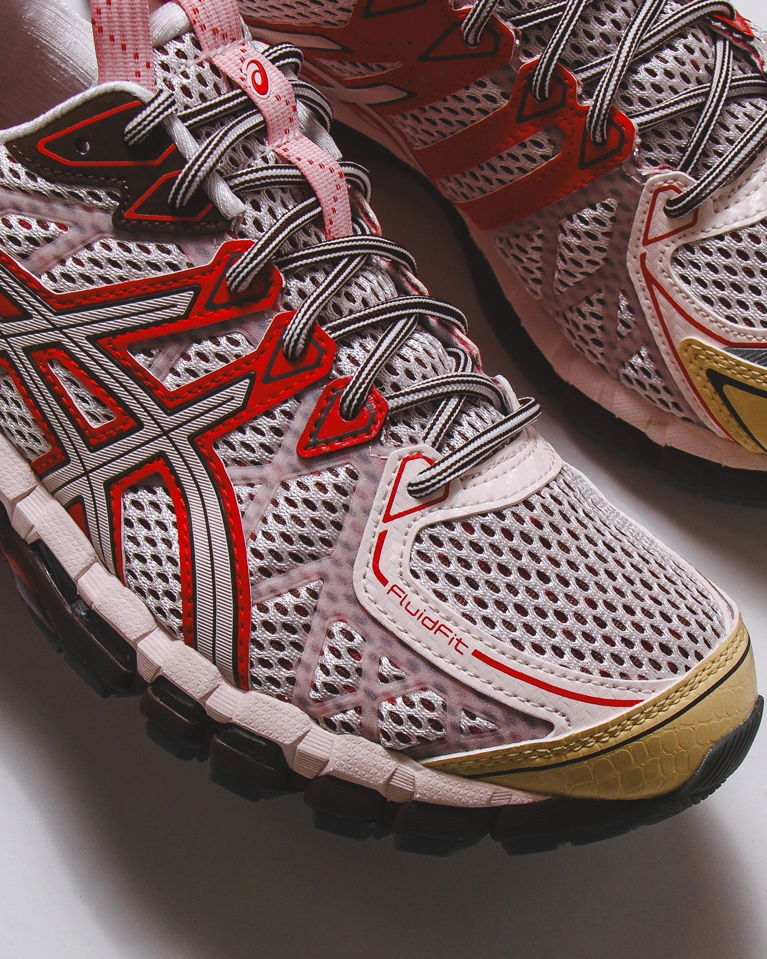 Asics Men UB9-S Gel-Kayano 20 Crystal Pink Classic Red Core 1203A456-700 Active Ease