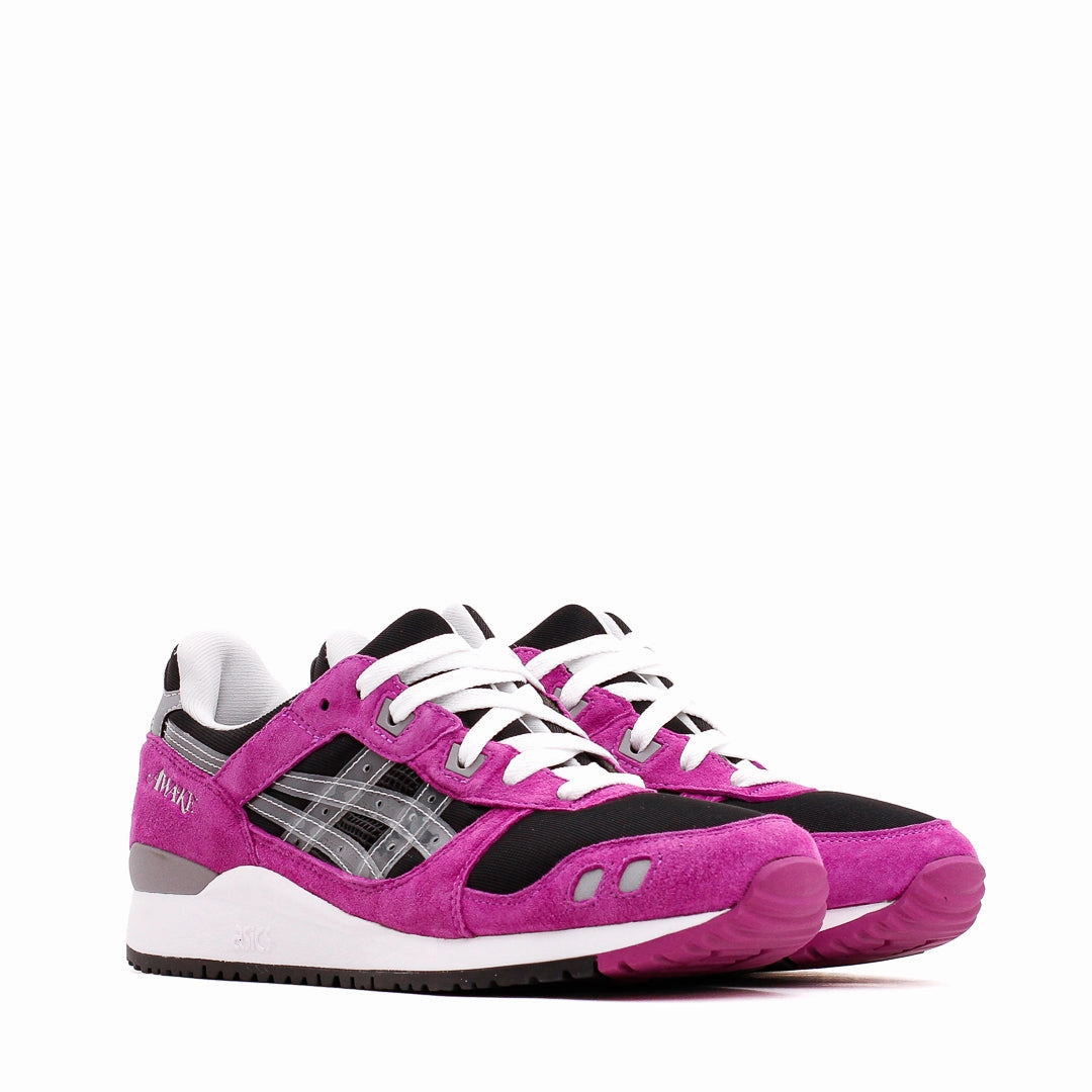 Asics Men x Awake NY Gel-Lyte III OG Black Pink Core 1201A568-001 Street Walk Ready