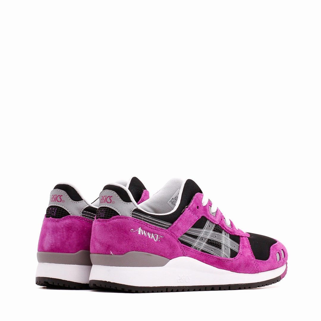 Asics Men x Awake NY Gel-Lyte III OG Black Pink Core 1201A568-001 Street Walk Ready