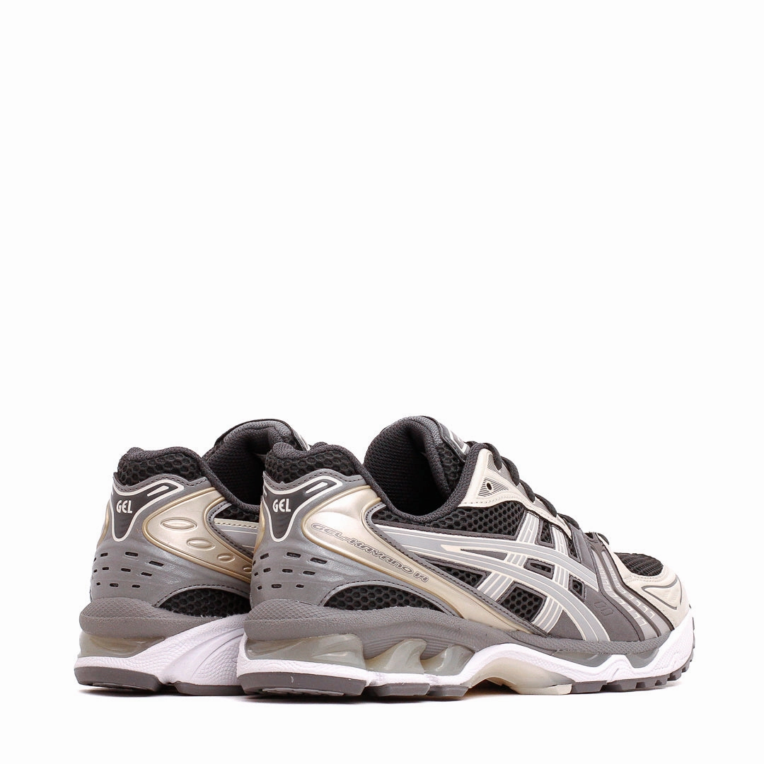 Asics Unisex Gel-Kayano 14 Obsidian Grey Cement Grey 1203A537-024 Soft Upper Cushion