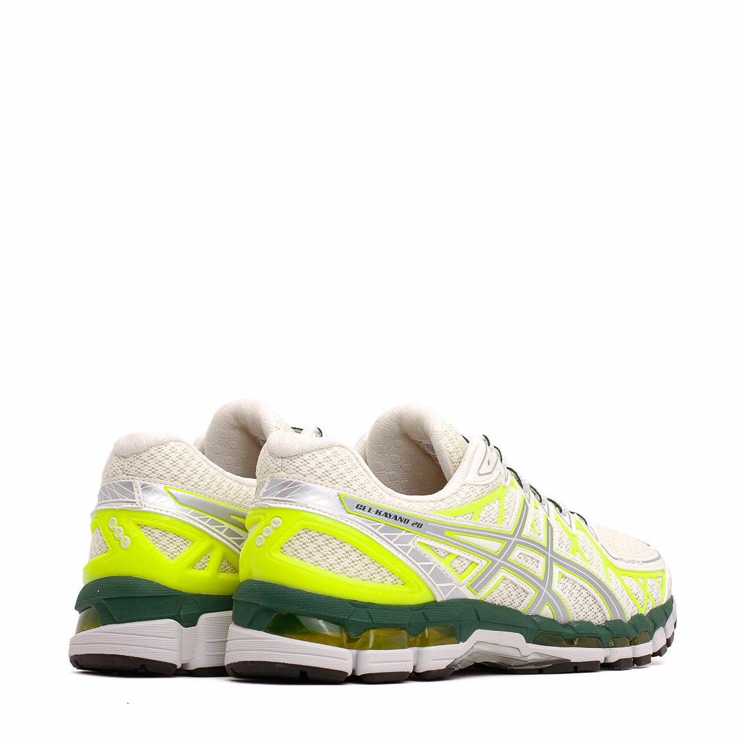 Asics Unisex Gel-Kayano 20 Cream Pure Silver 1203A388-103 Strong Grip