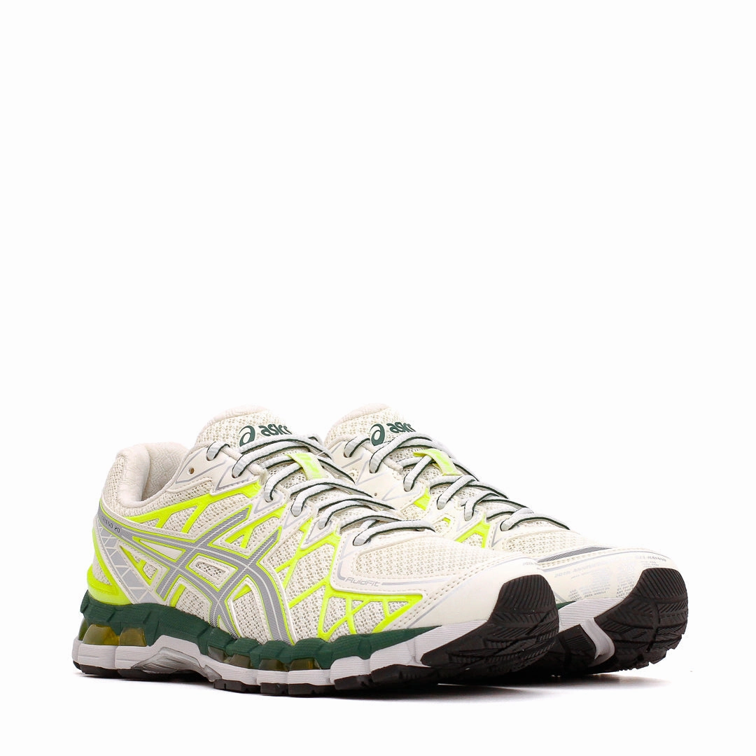 Asics Unisex Gel-Kayano 20 Cream Pure Silver 1203A388-103 Strong Grip