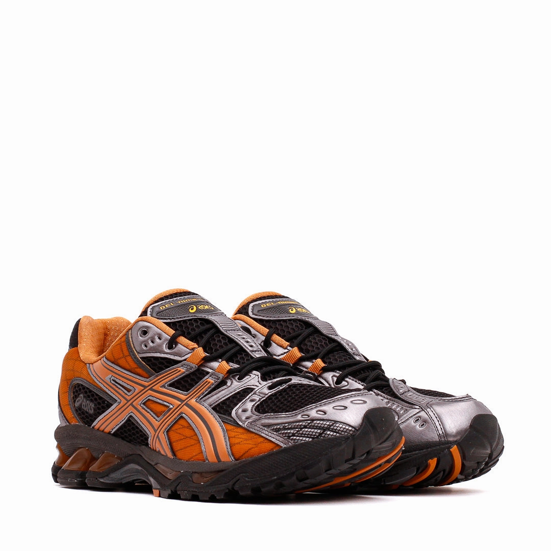 Asics Unisex Gel-Nimbus 10.1 Black Rust Orange 1203A543-004 Sleek upper