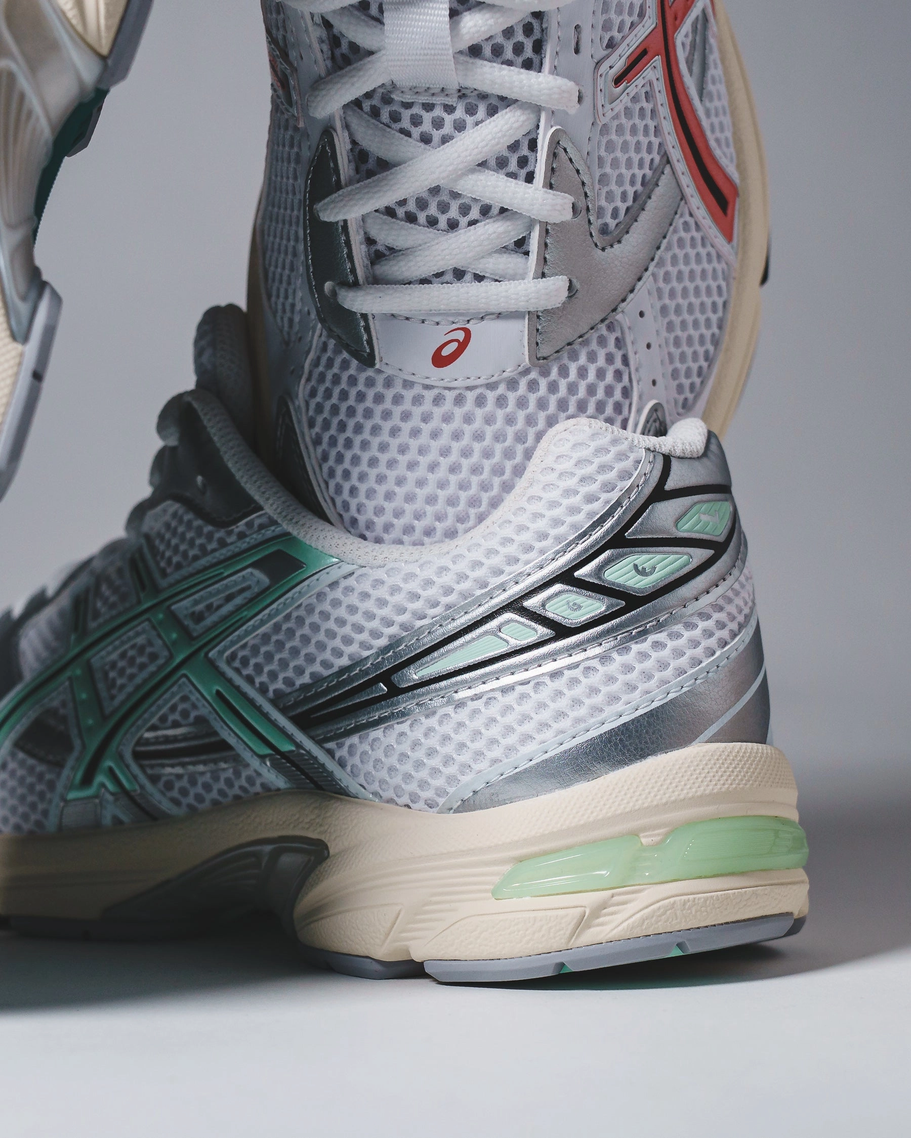 Asics Women Gel-1130 White Mint Core 1202A164-120 Cool Ease