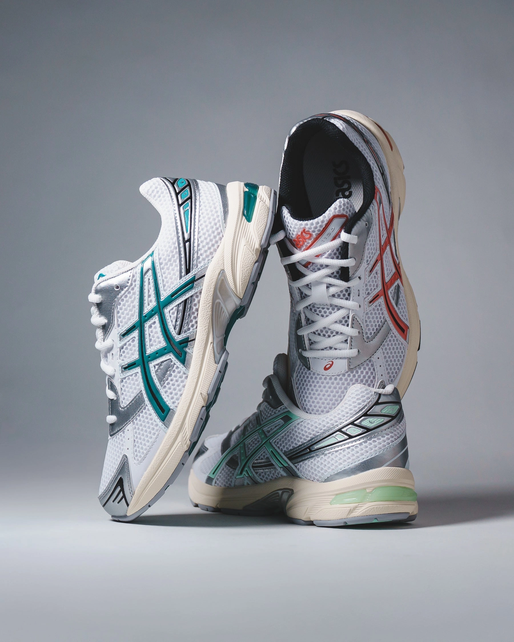 Asics Women Gel-1130 White Mint Core 1202A164-120 Cool Ease