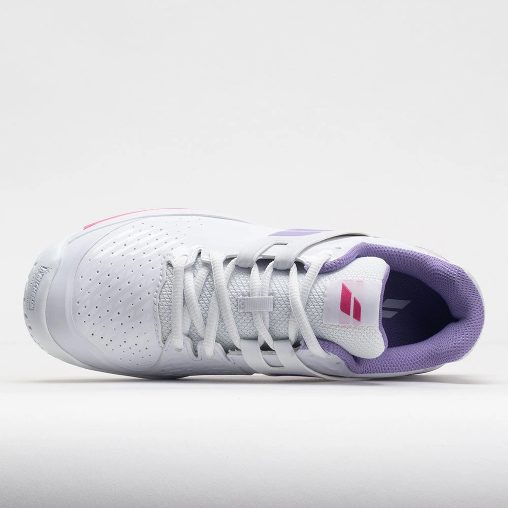 Babolat Propulse Junior White/Lavender Trail Footcare Gear