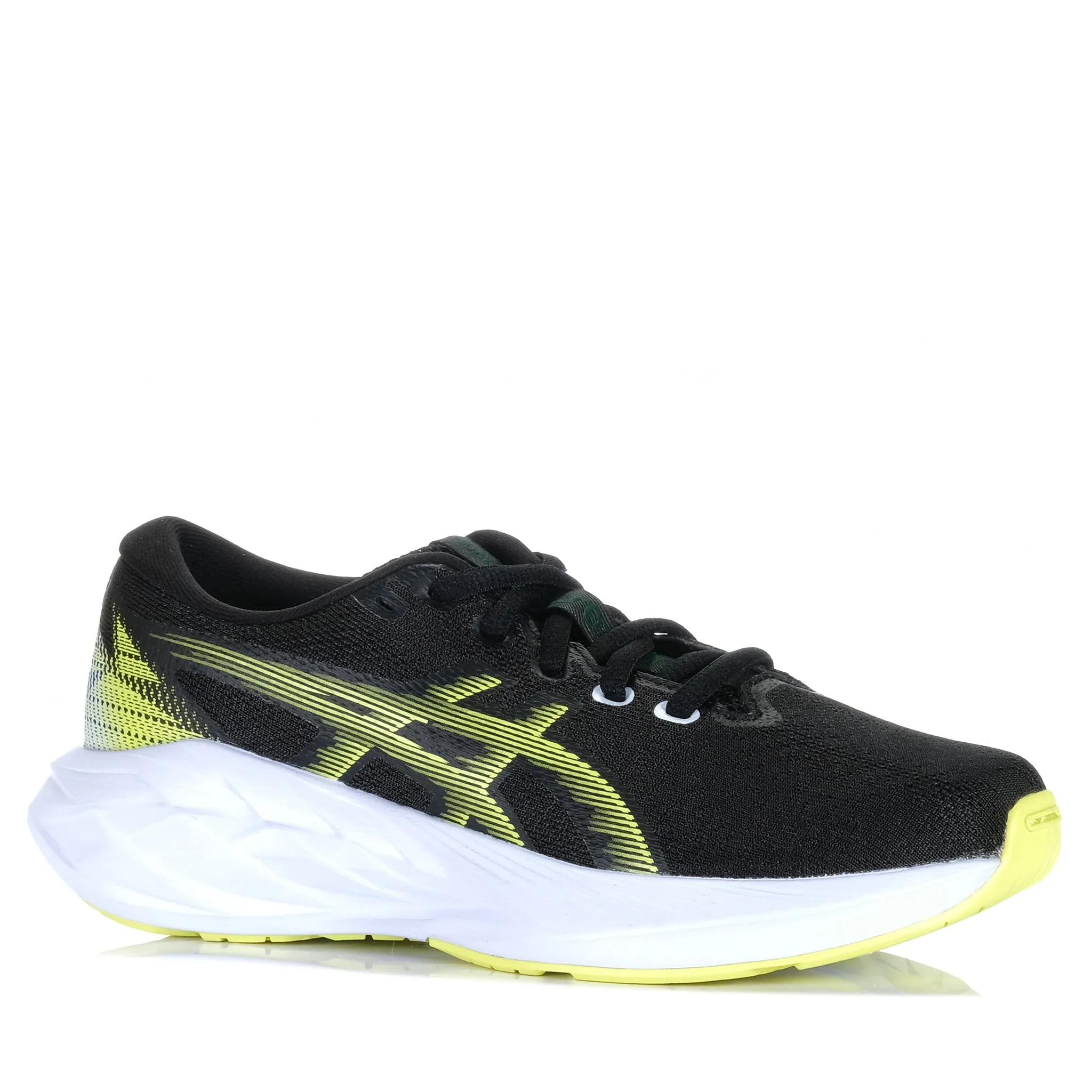 Balance Boost Midsole Asics Novablast 5 GS Black/Citron