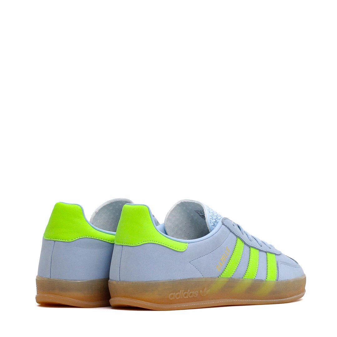 Bendable Form Adidas Women Gazelle Indoor Clear Sky Solar Green JI1372