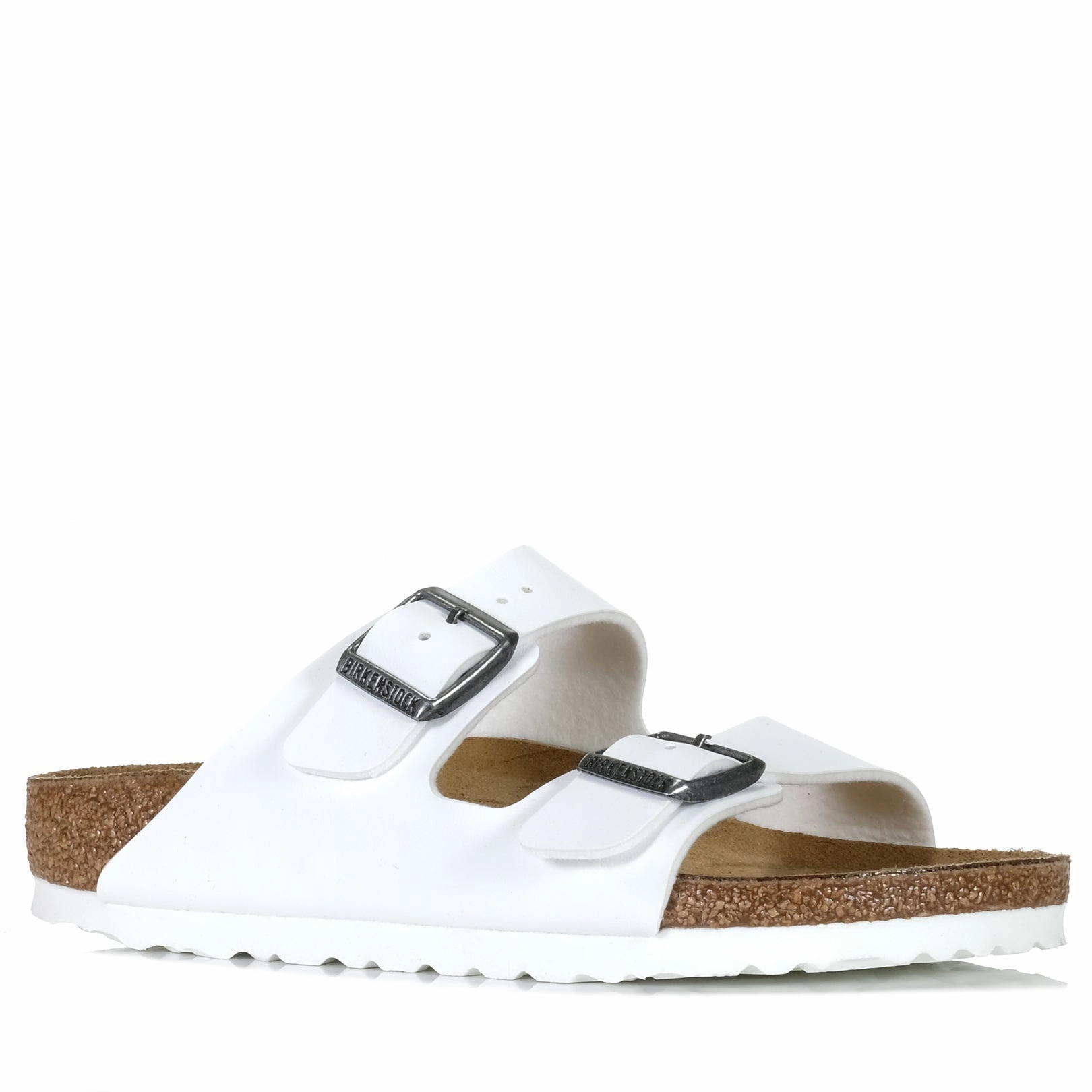 Birkenstock Arizona Birko-Flor (Narrow) White Stone Glow