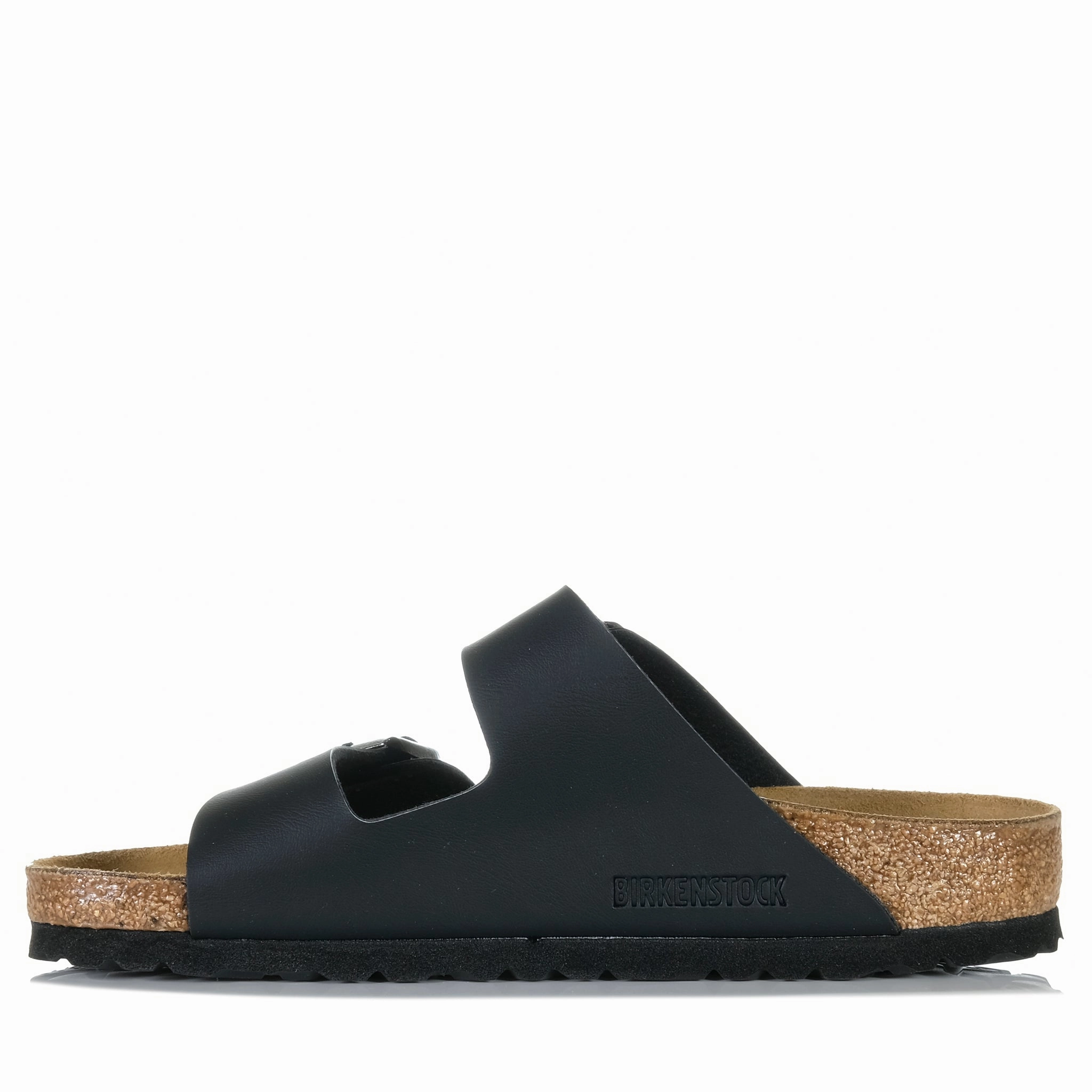 Birkenstock Arizona Birko-Flor (Regular) Black Comfortable Platform Heels