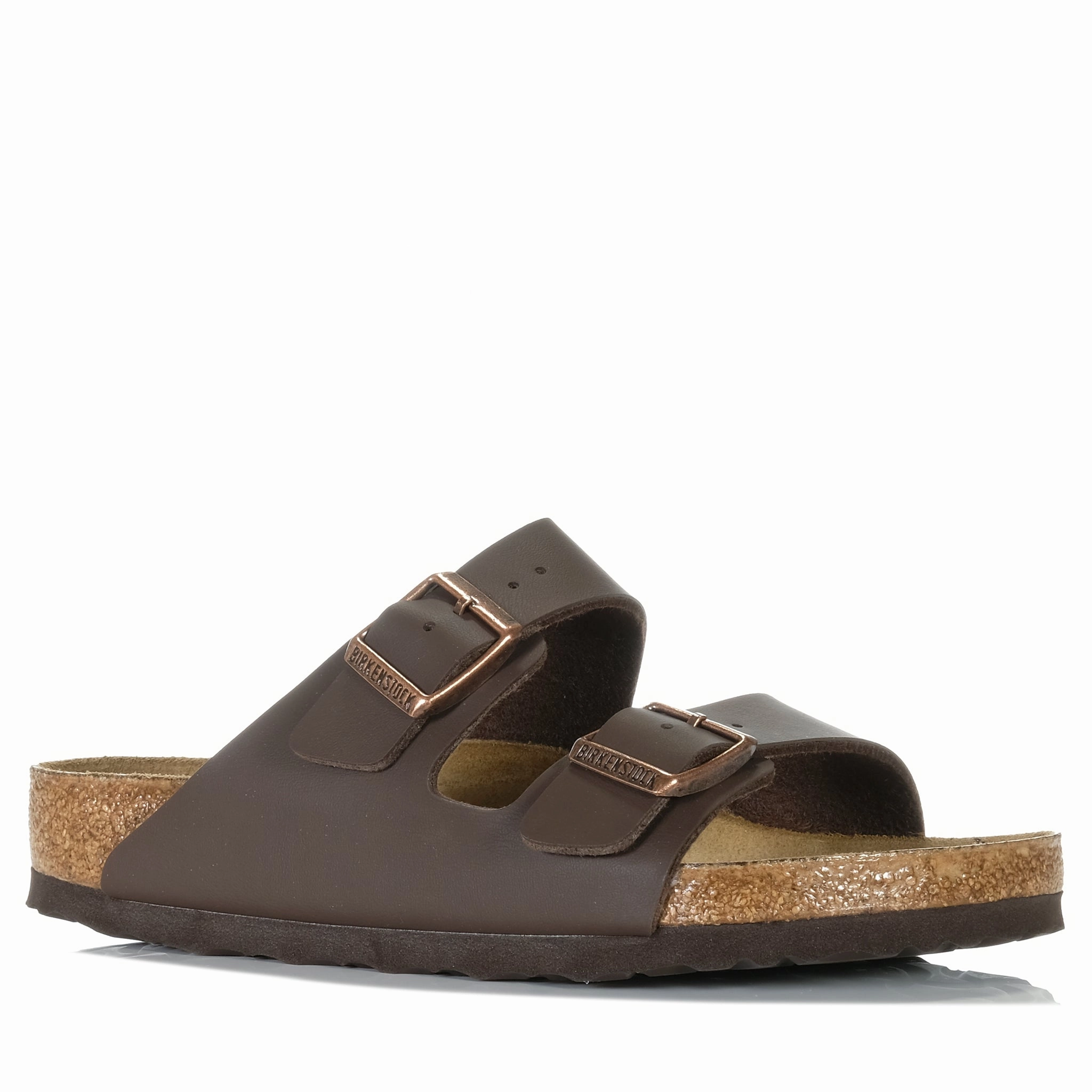 Weekend Style Birkenstock Arizona Birko-Flor (Regular) Dark Brown