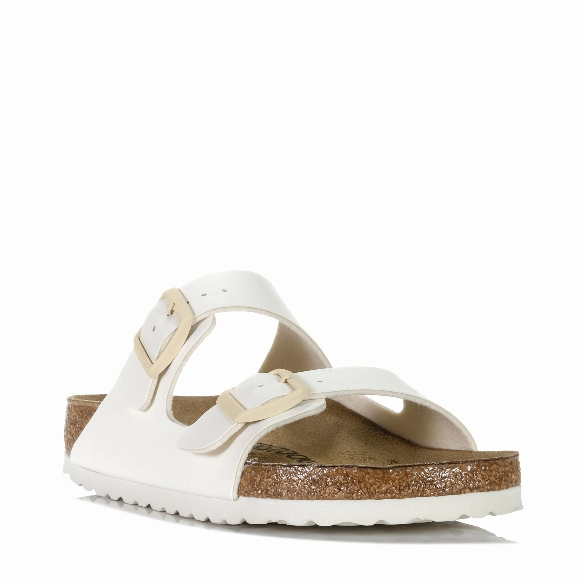 Birkenstock Arizona Birko-Flor (Regular) Eggshell Stunning Stilettos