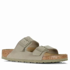 Birkenstock Arizona Birko-Flor (Regular) Faded Khaki Daily Flex Lite Mode