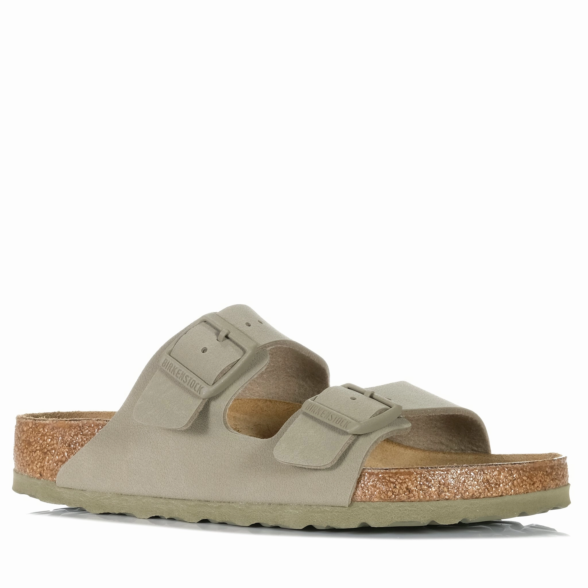 Birkenstock Arizona Birko-Flor (Regular) Faded Khaki Daily Flex Lite Mode