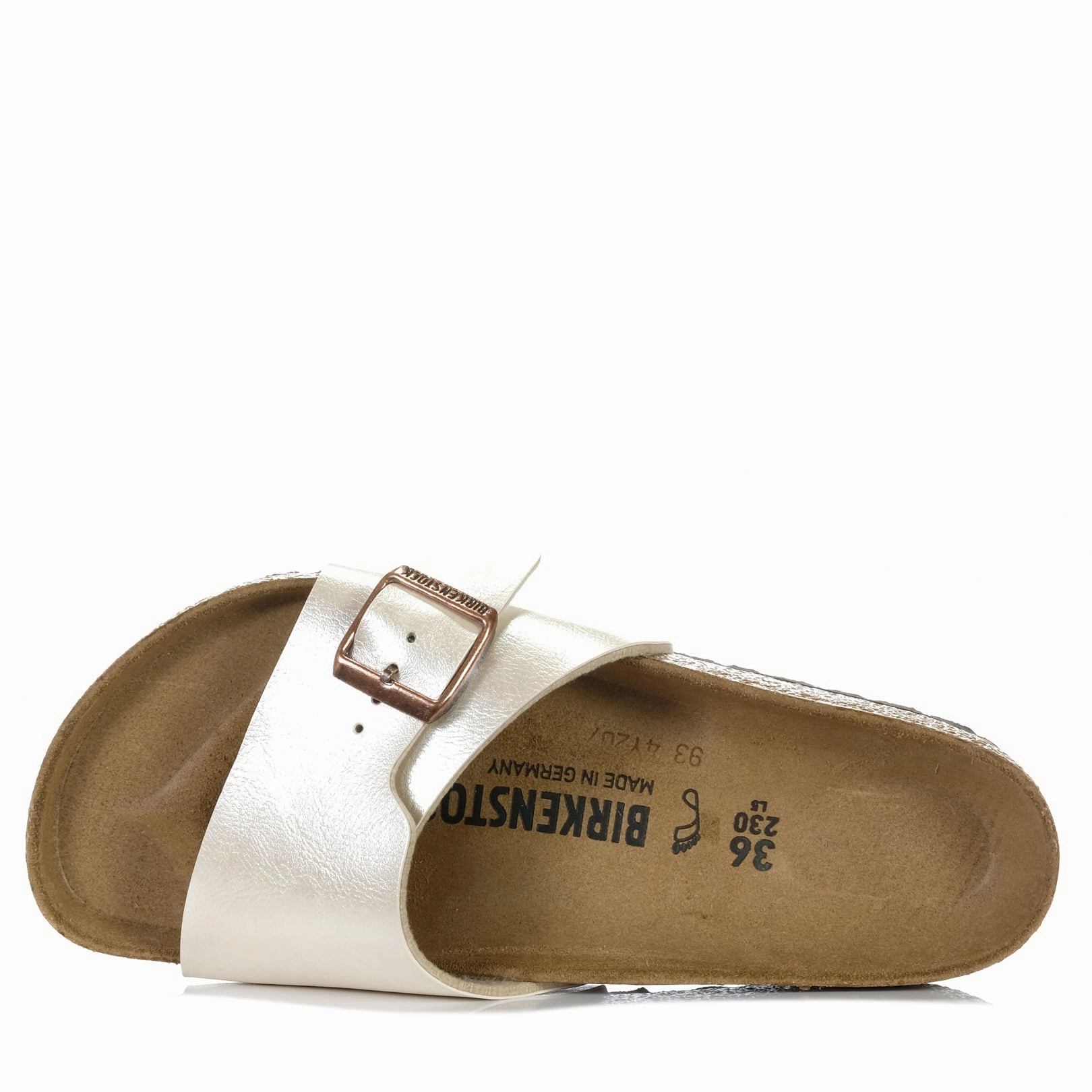 Birkenstock Catalina Birko-Flor Graceful (Regular) Pearl White Iconic Highs
