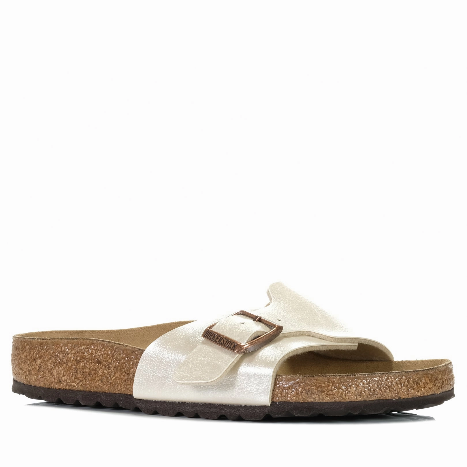 Birkenstock Catalina Birko-Flor Graceful (Regular) Pearl White Flexible Fit Shoes