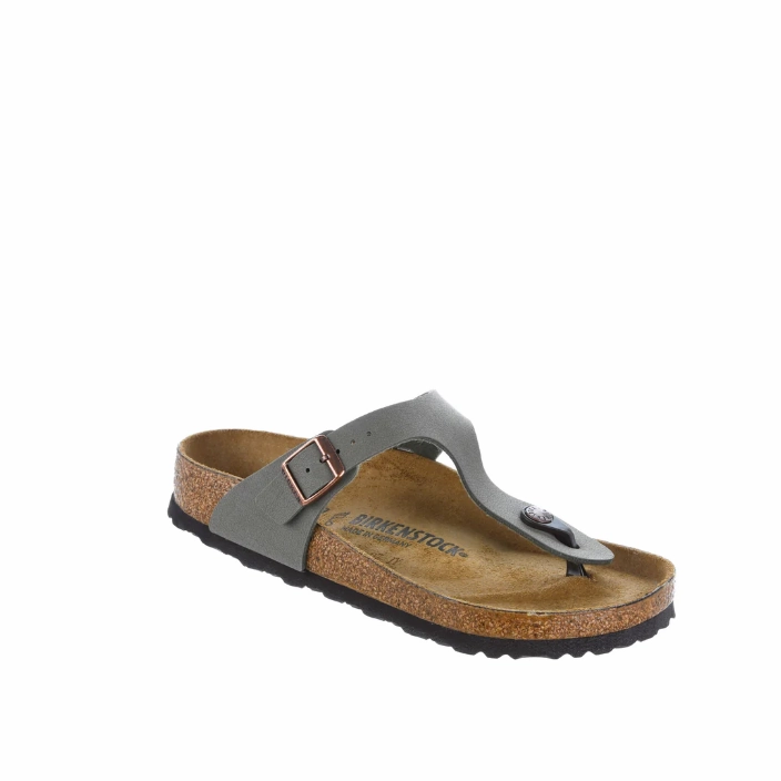 Birkenstock Gizeh Birki-Buc - Stone - Regular Breath Comfort