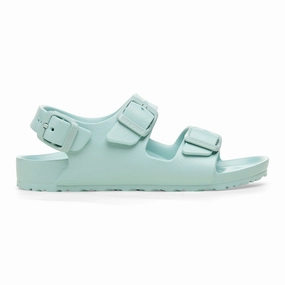 Balanced feel Birkenstock Kids Milano EVA - Surf Green - Narrow